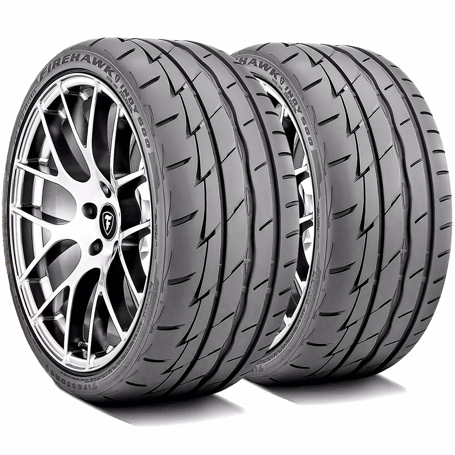 Pair of 2 (TWO) Firestone Firehawk Indy 500 225/55R17 97W High Performance Tires