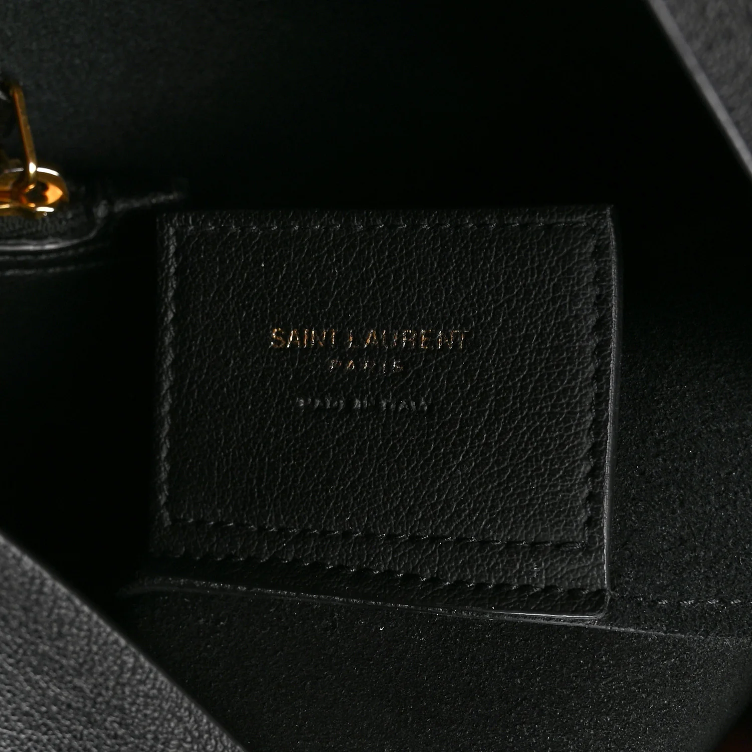 Calfskin Large Shopping Tote Black