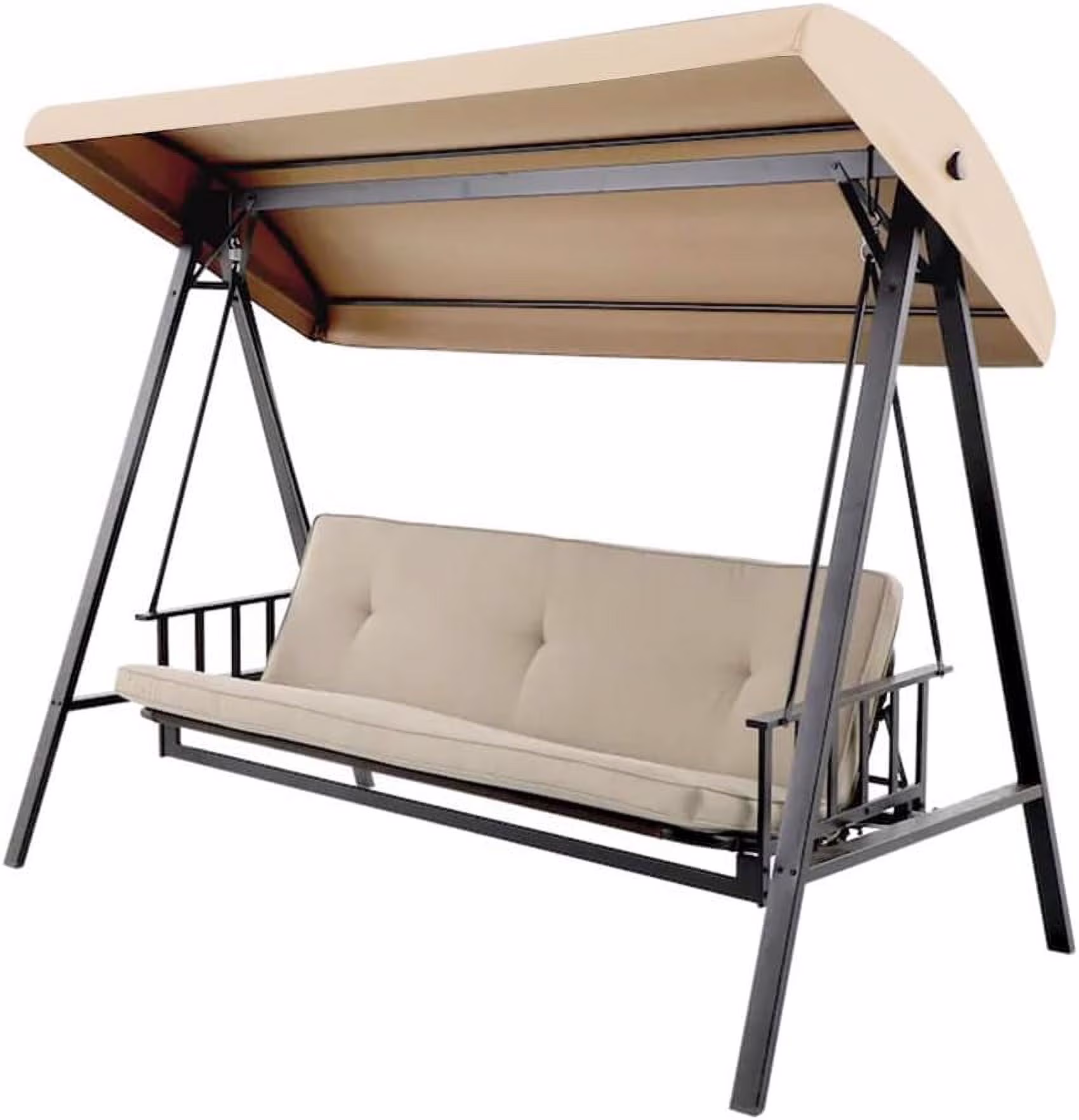 Garden Winds Replacement Canopy Top Cover Compatible with Style Selections Swing - Only Fits Model GCS00395A - RipLock 350