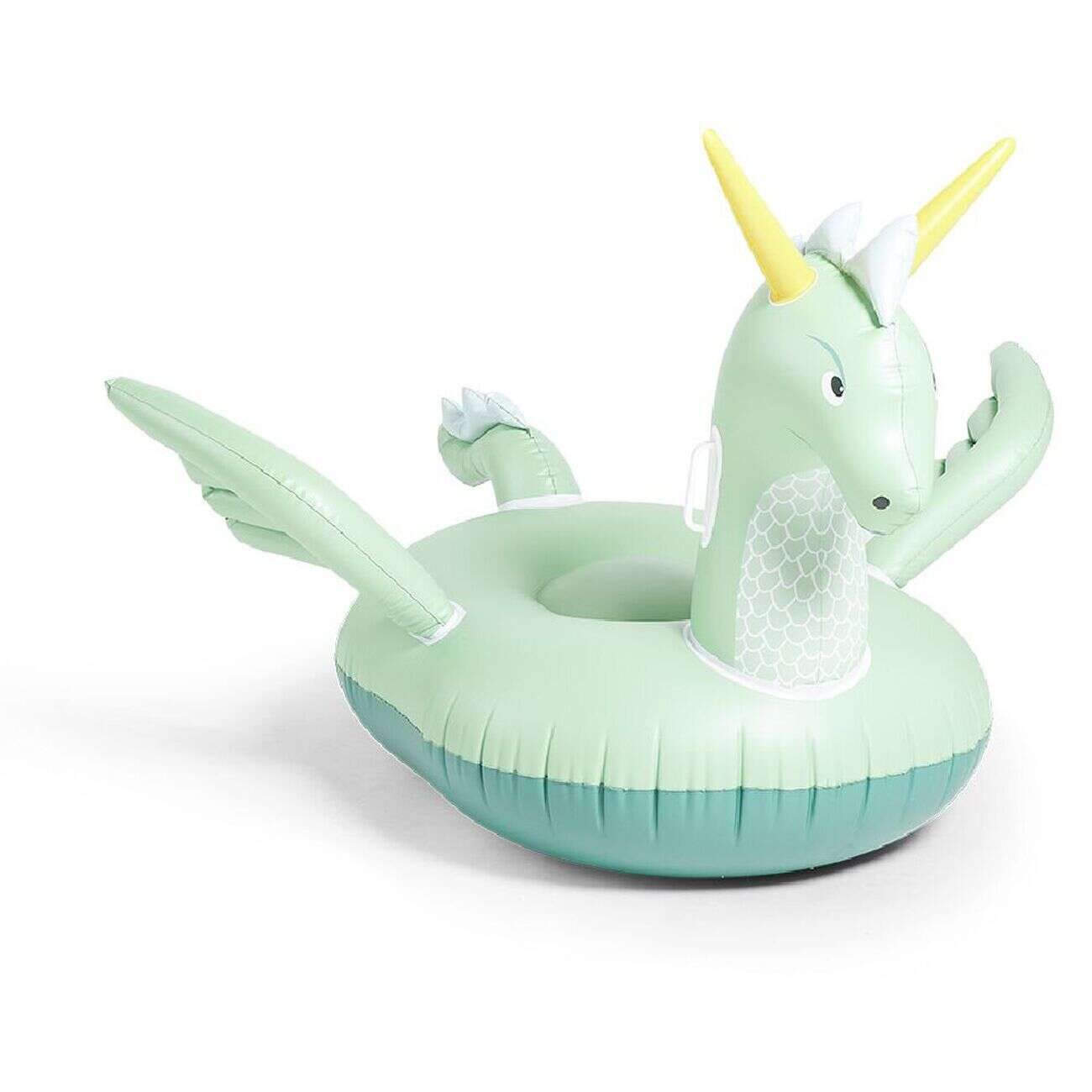 Bouée dragon chevauchable Funky vert Ø132xH85cm