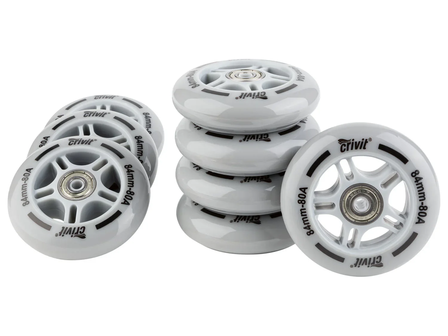 CRIVIT Set de roues pour patins