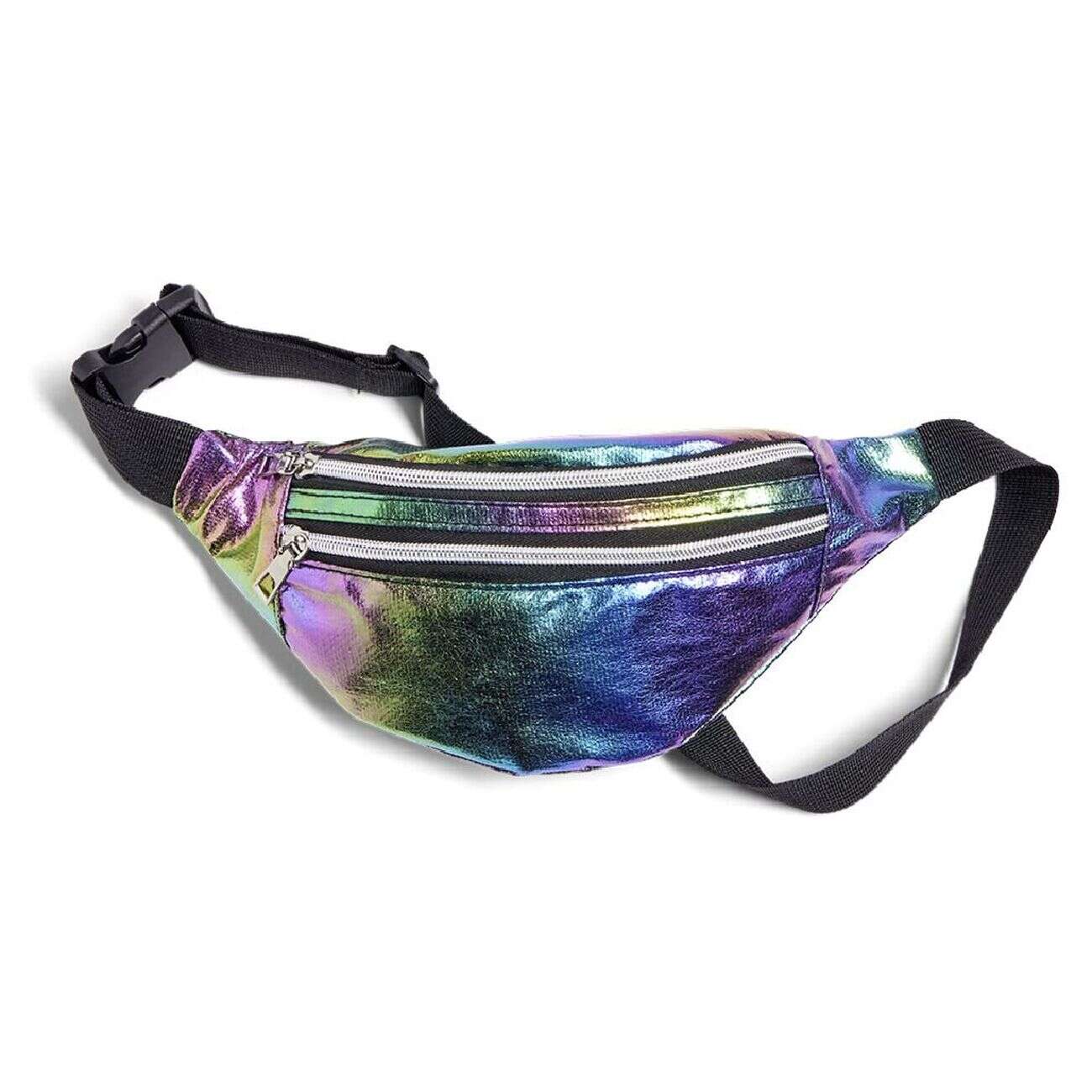 Sac banane holographique 22x12cm