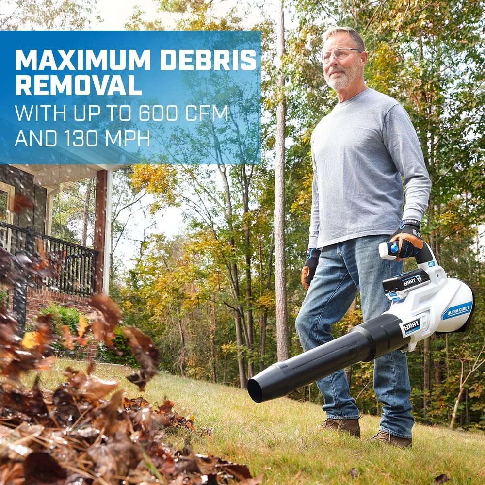 40V 155 MPH at 600 CFM Cordless Brushless Axial Leaf Blower Kit, (1) 4.0Ah Lithium-Ion Battery - Image 3