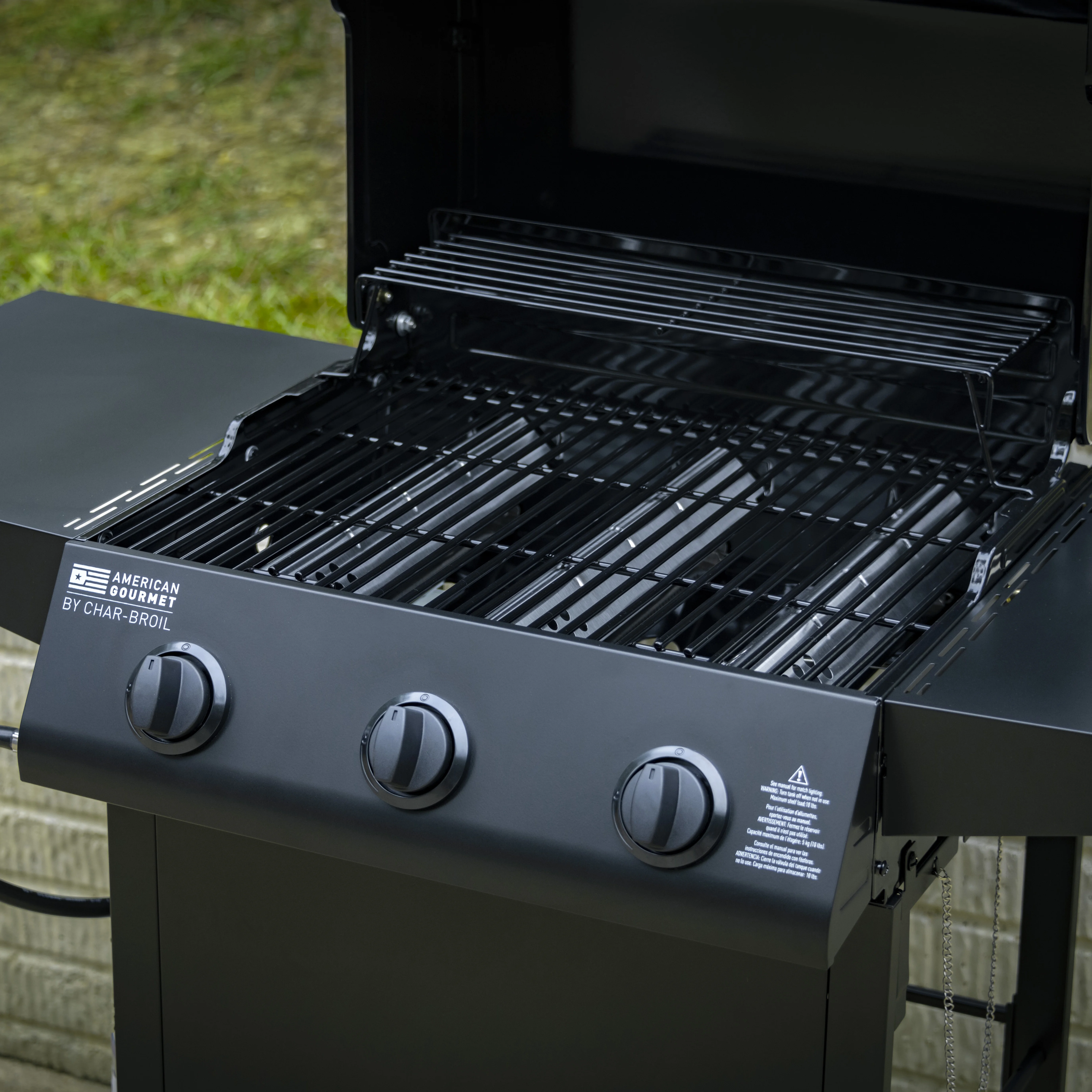 Gourmet by 3-Burner Cart Liquid Propane (LP) Gas Grill - Image 4
