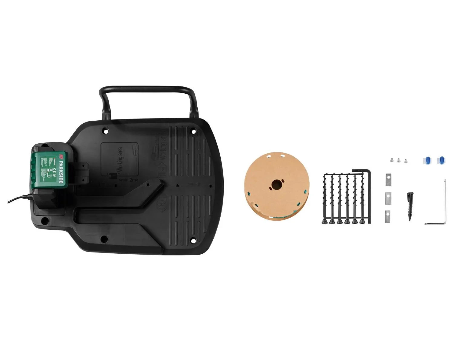 PARKSIDE Tondeuse robot City, 250 m + Garage, 20 V
