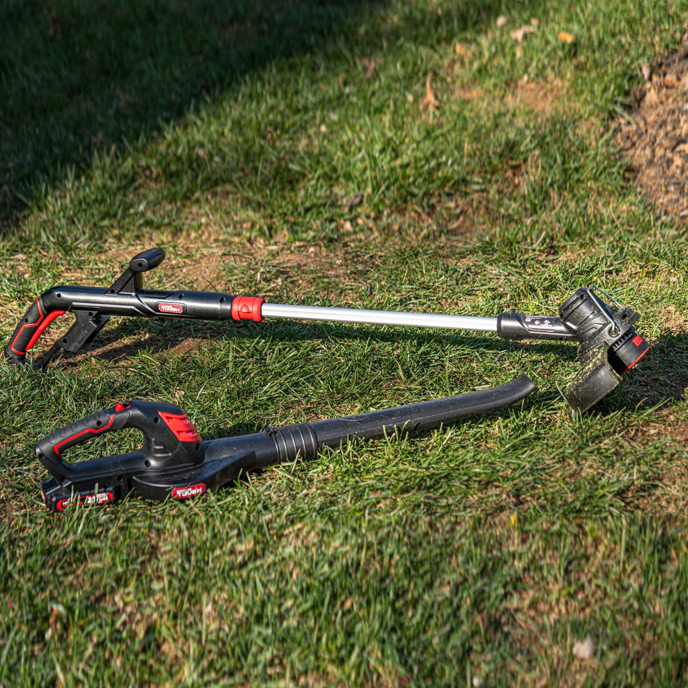 Hyper Tough 20V Max Cordless Combo Kit, 10-inch String Trimmer  130 mph Sweeper