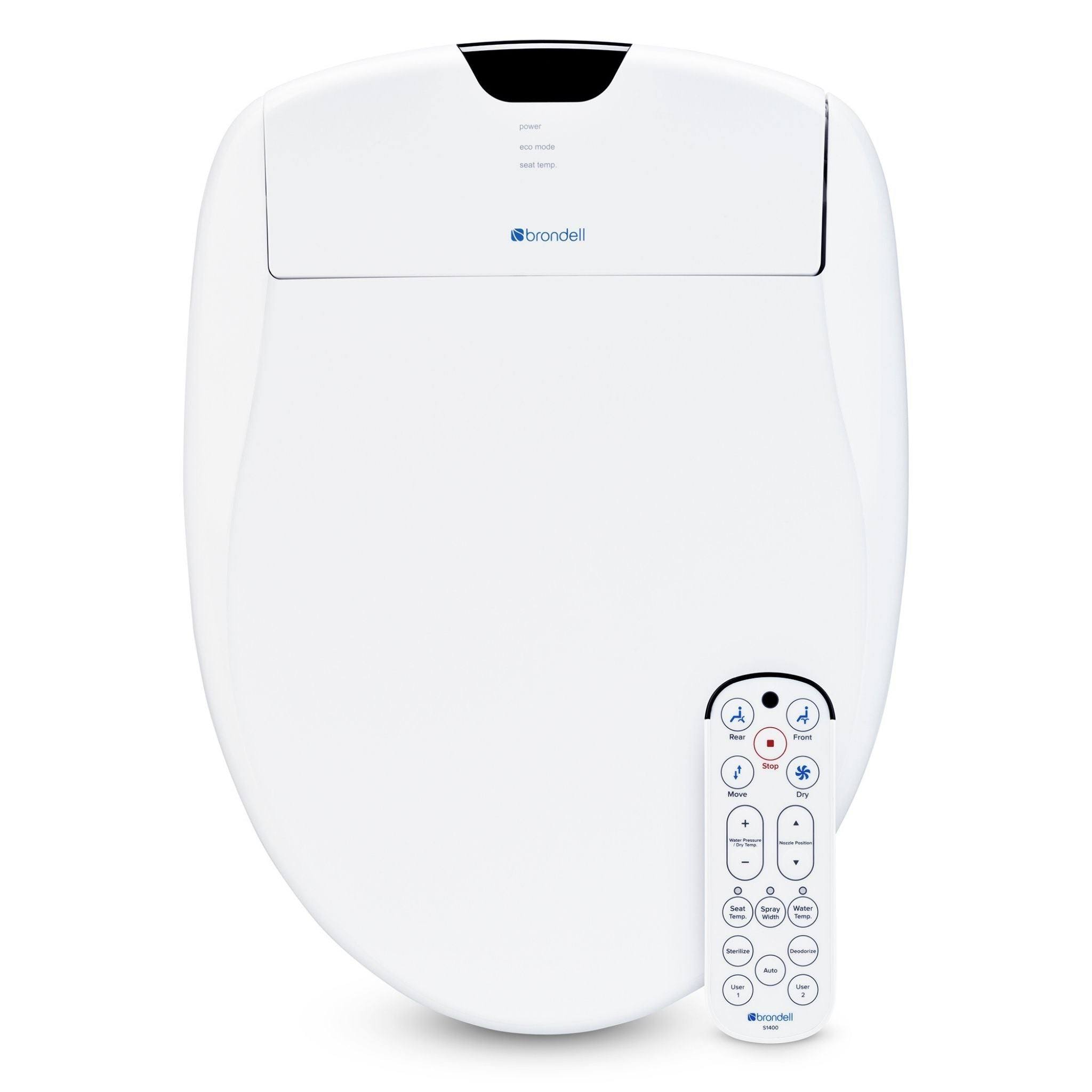 Brondell Swash 1400 Luxury Bidet Toilet Seat (White - Round)