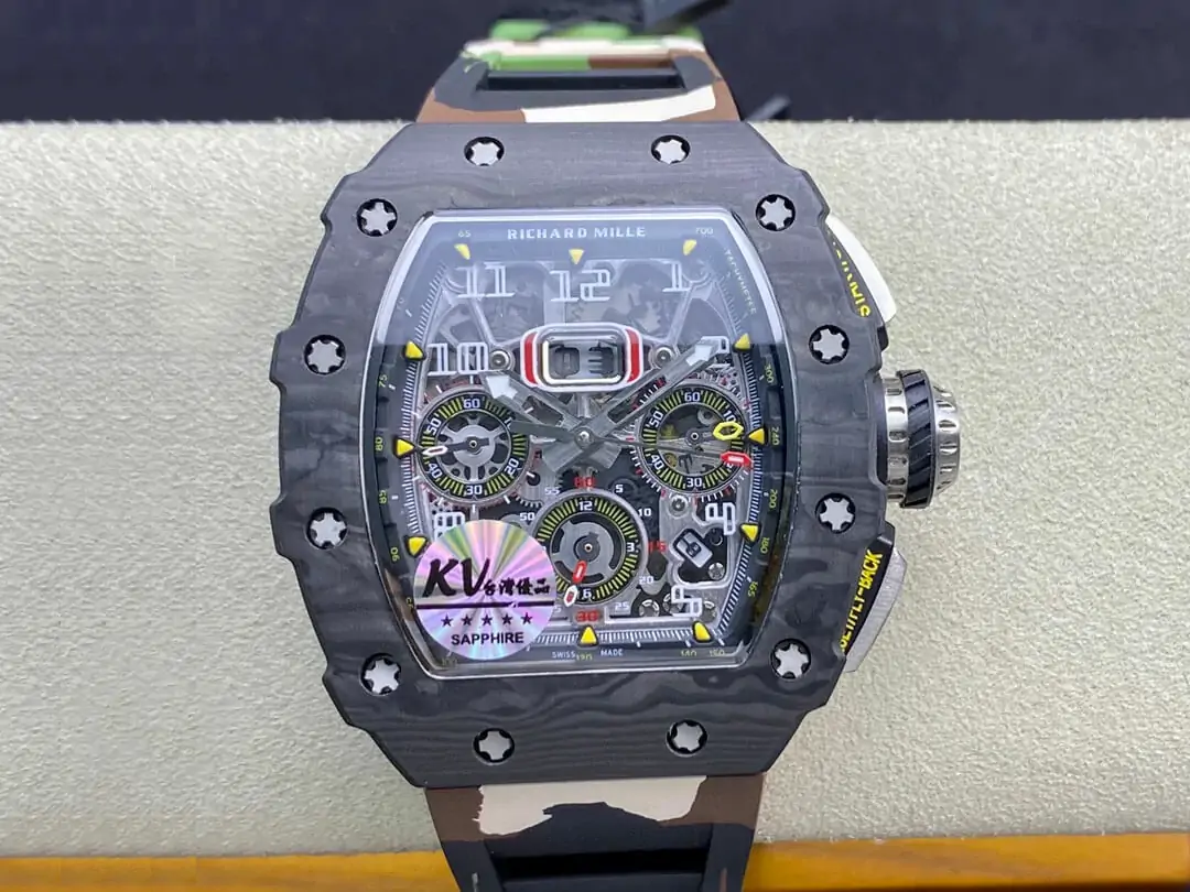 Richard Mille RM-011 KV Factory Rubber Strap
