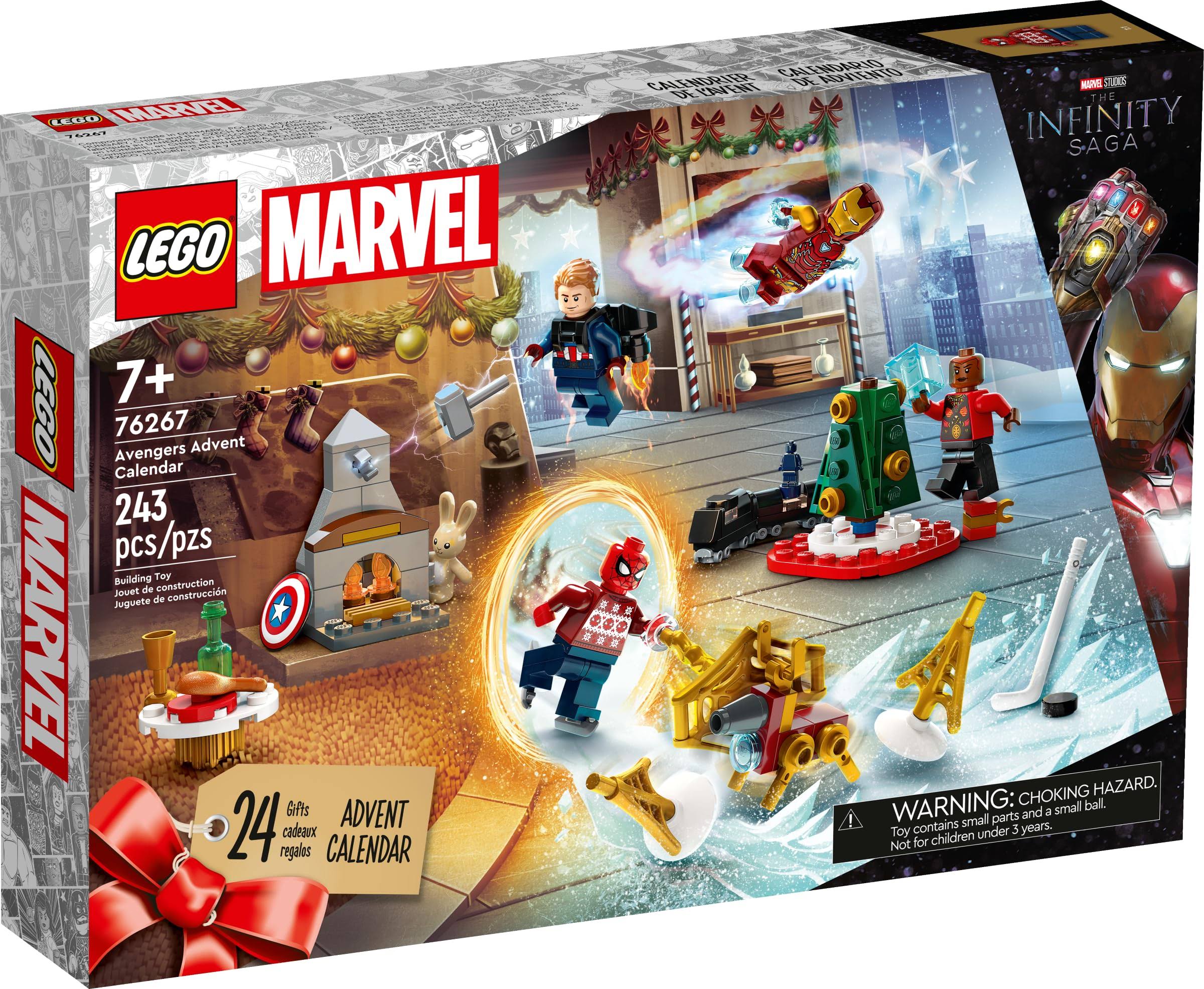 Lego Marvel Avengers 2023 Advent Calendar Building Toy Sets 76267 (243 Pieces)