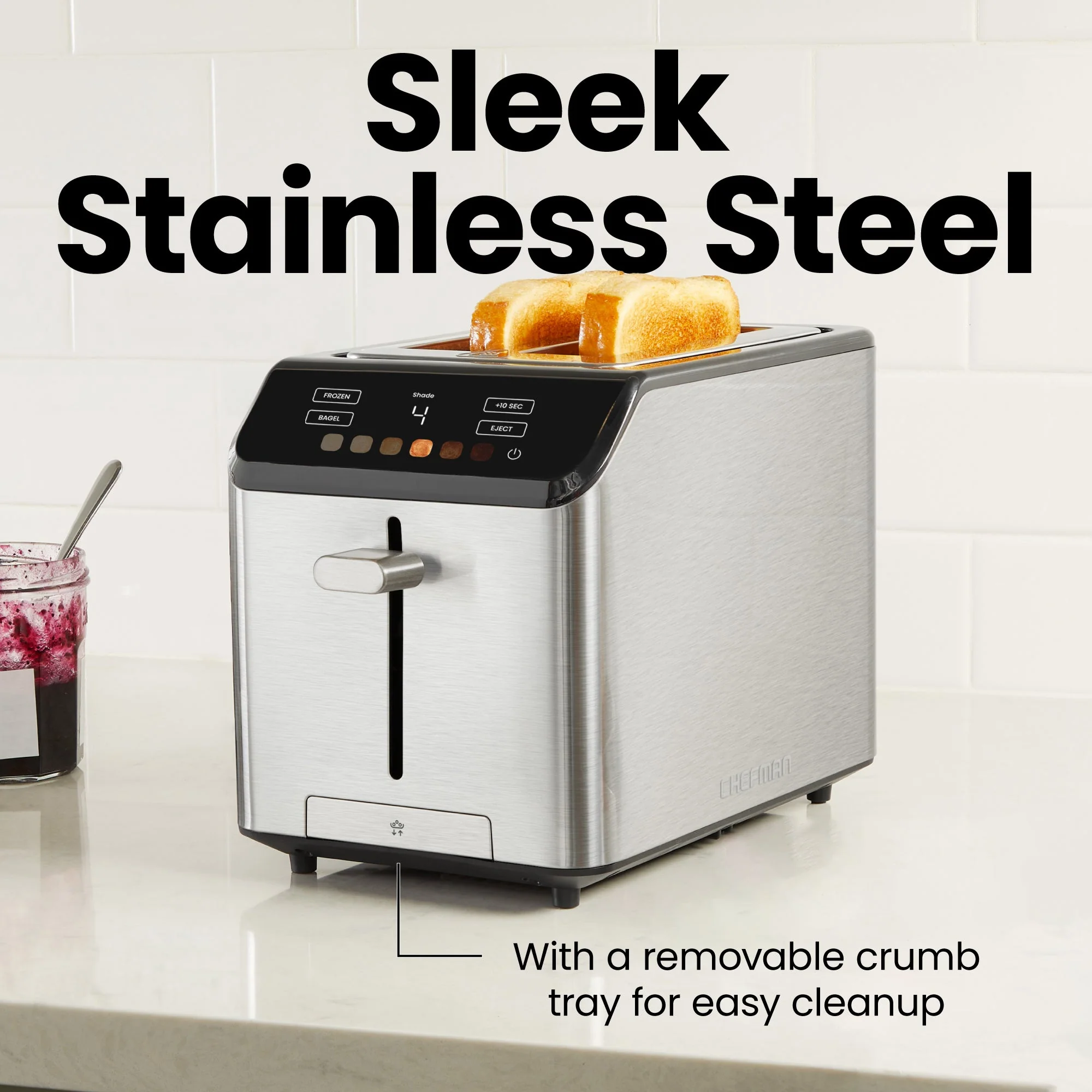 Smart Touch 2 Slice Digital Toaster