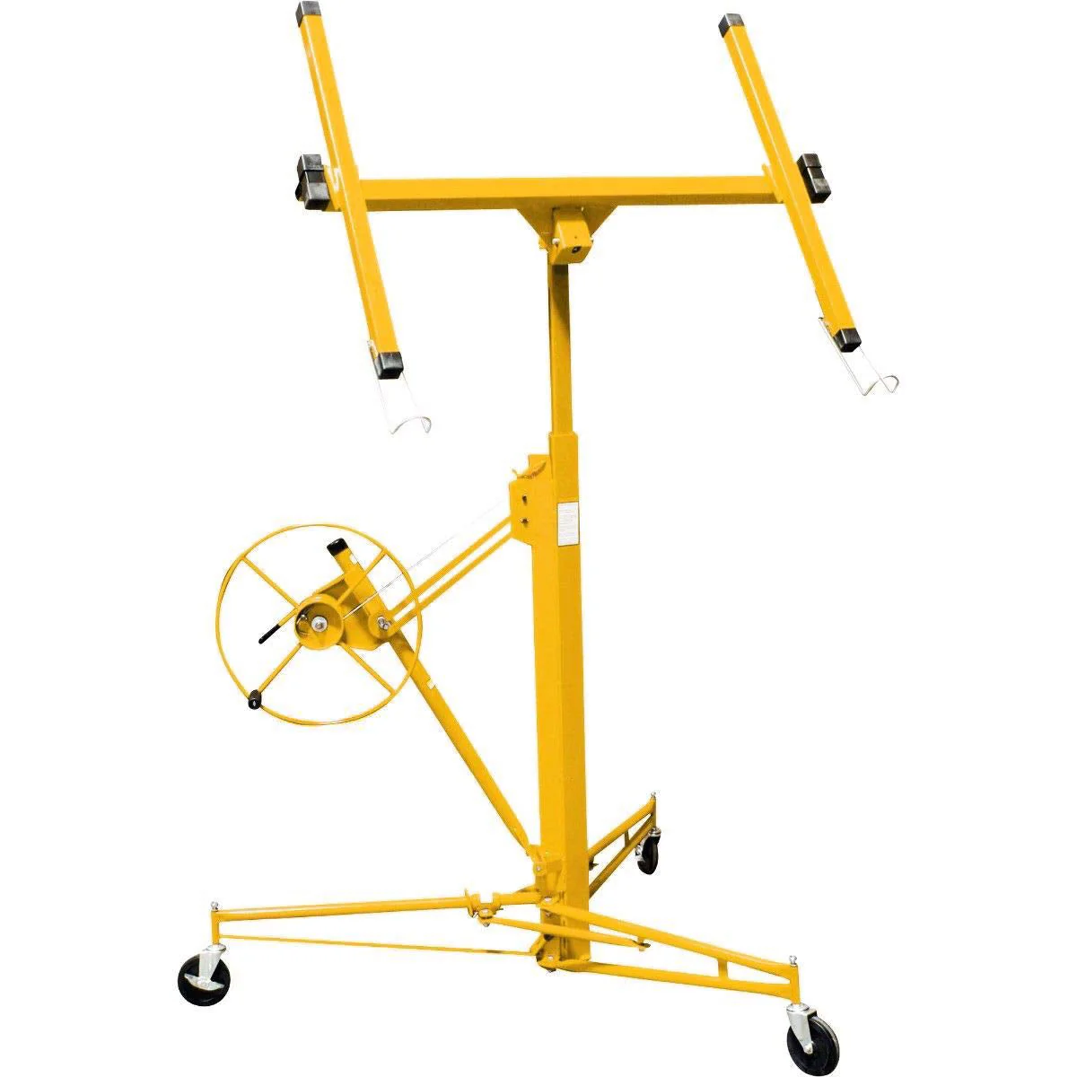 2025 Stark USA 65044 65044 Élévateur de plaques de plâtre 11' Jaune Roulant Cric de levage pour panneaux de placoplâtre