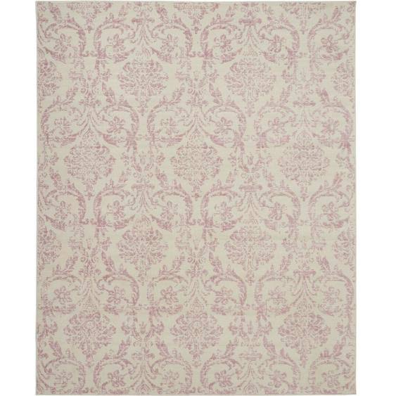 Nourison Jubilant Area Rug, Ivory/Pink, 5'3