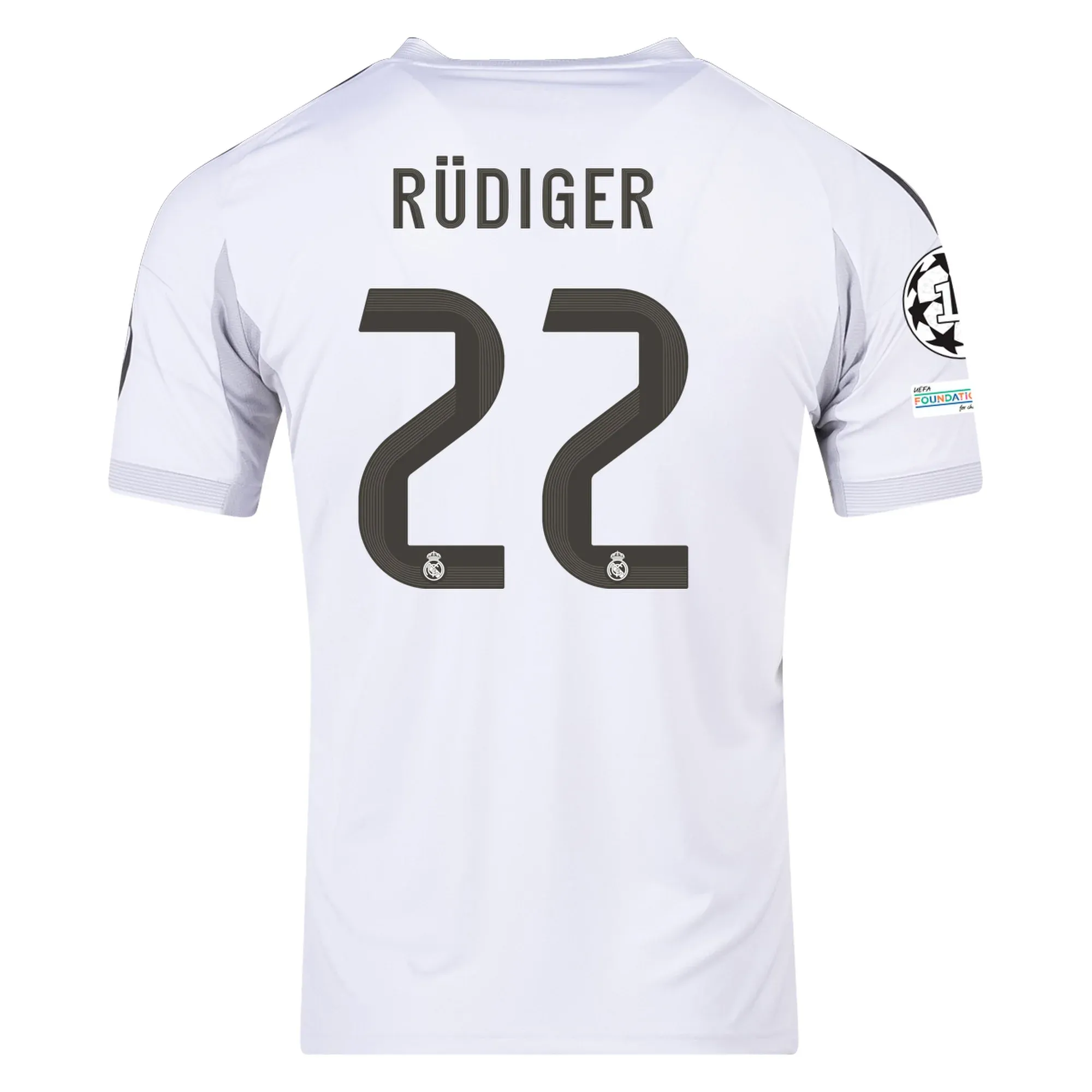 Real Madrid 25/26 Season Home Jersey - No. 22