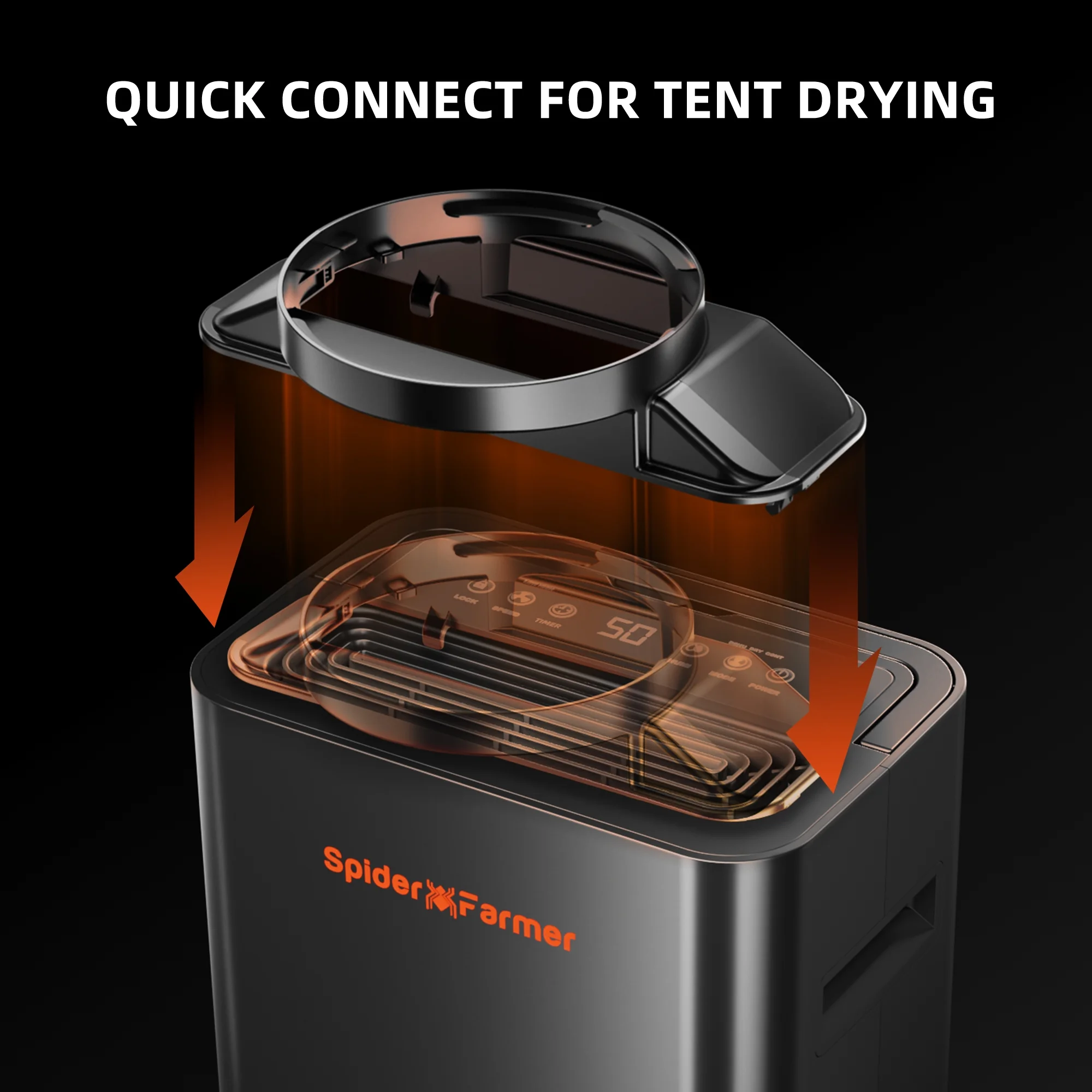 32 Pint Dehumidifier with Drain Hose for Grow Tent and Grow Room - Image 2