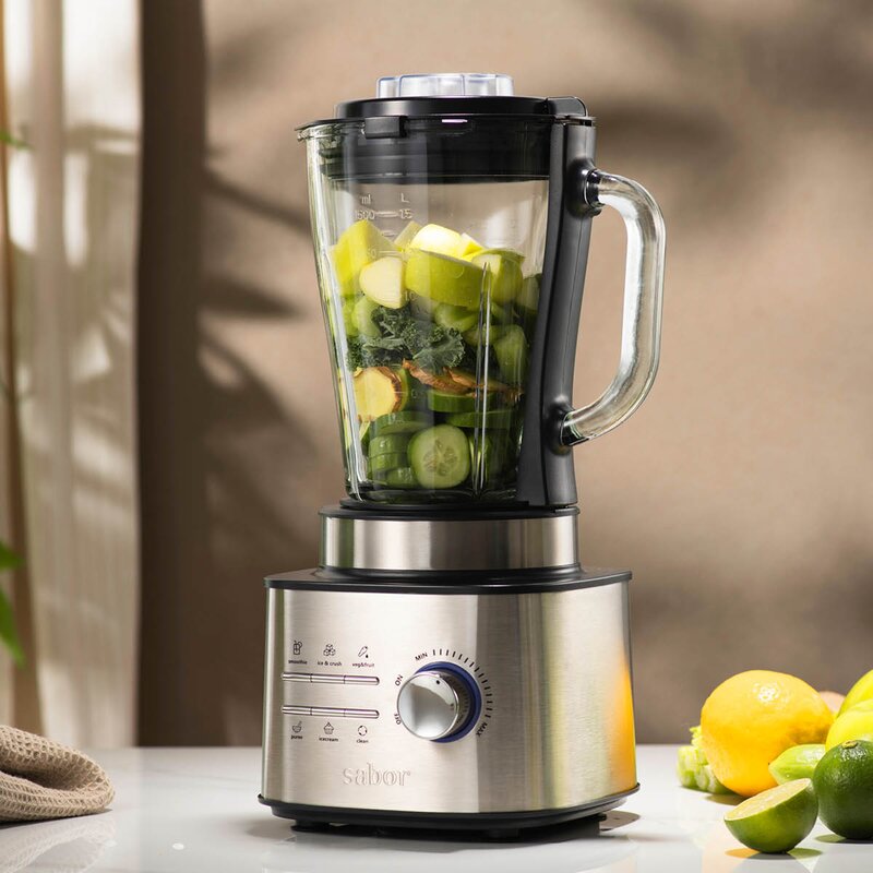 Ultimate blender 1500W 1,5L børstet/klar