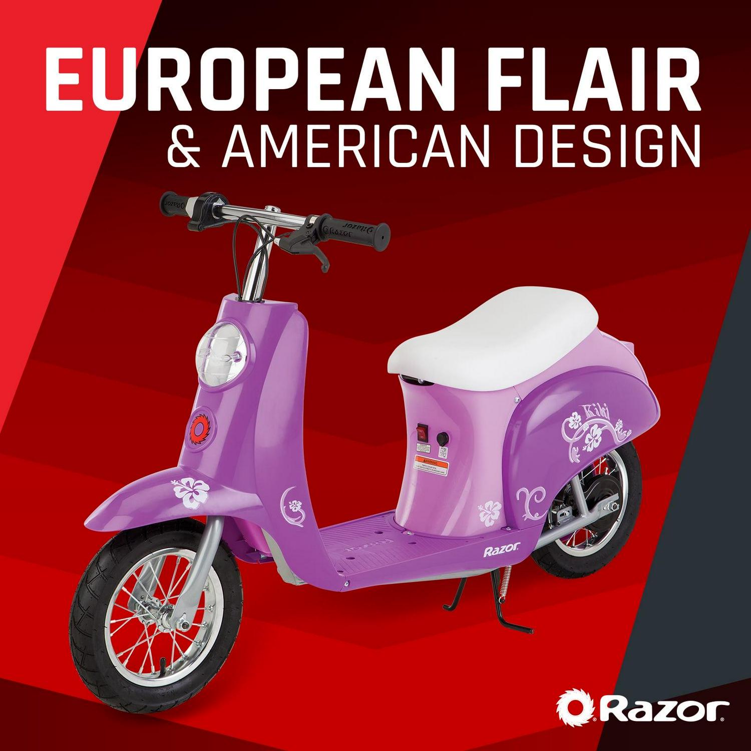 Pocket Mod Miniature Euro-Style Electric Scooter Kiki Purple. up to 15 mph. for Teen 13+ - Image 2