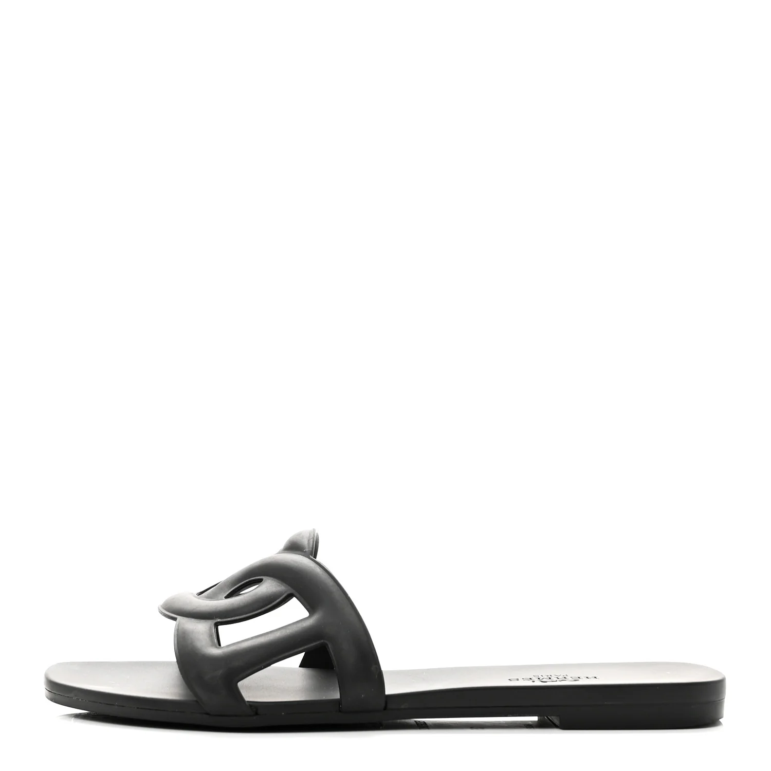 Rubber Aloha Sandals 35 Black