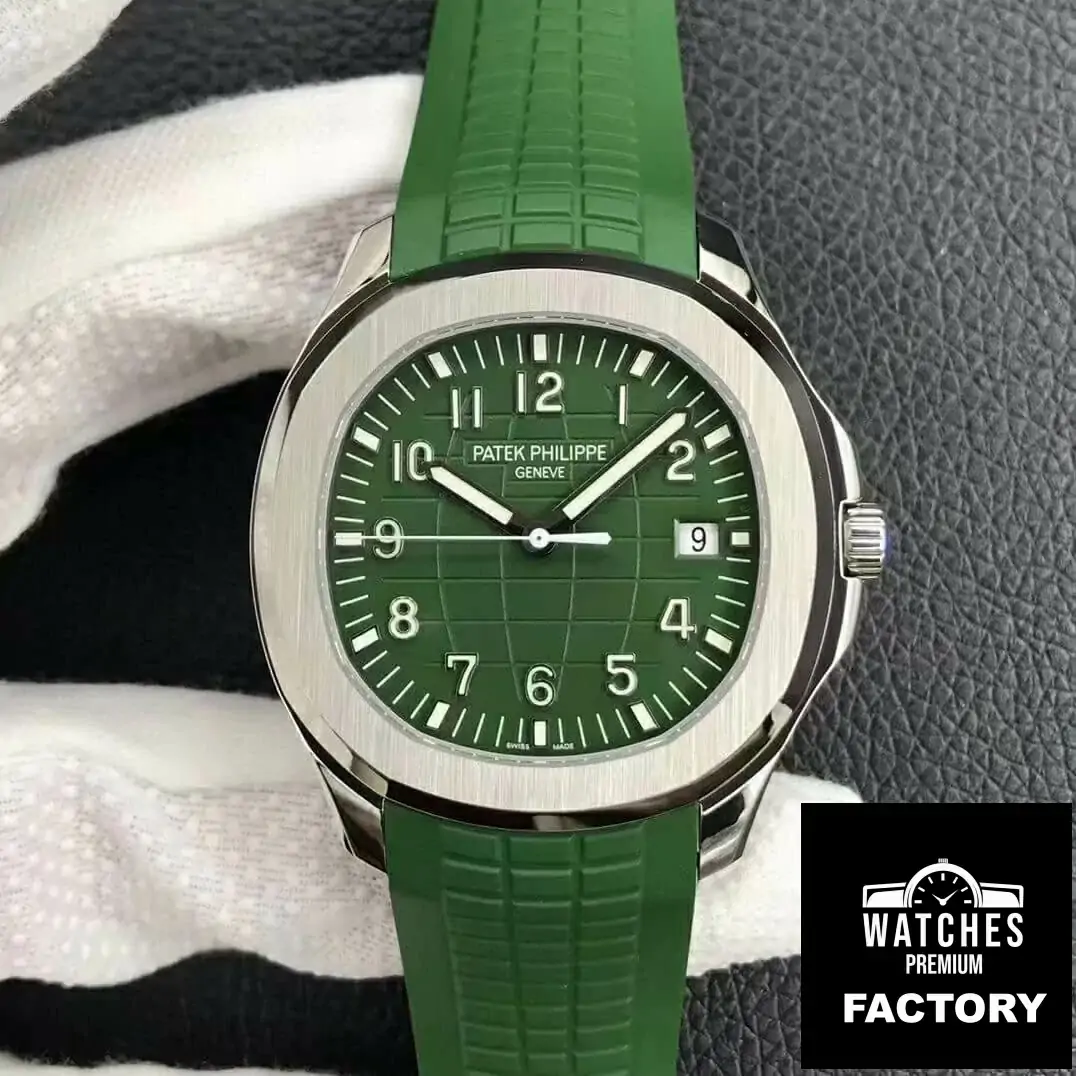 Patek Philippe Aquanaut 5168G 3K Factory Green Strap