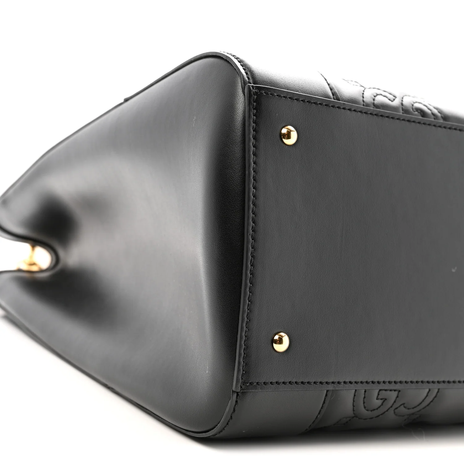 Calfskin GG Matelasse Tote Bag Black