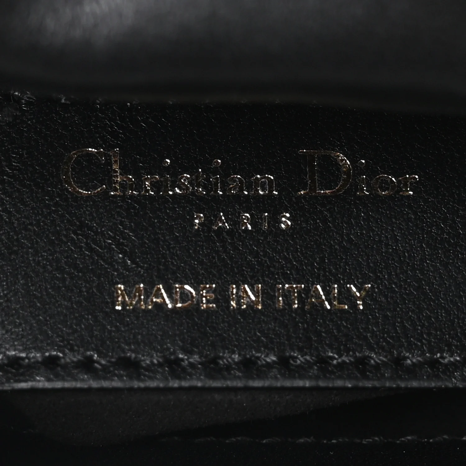 Lambskin Cannage Micro Lady Dior Black