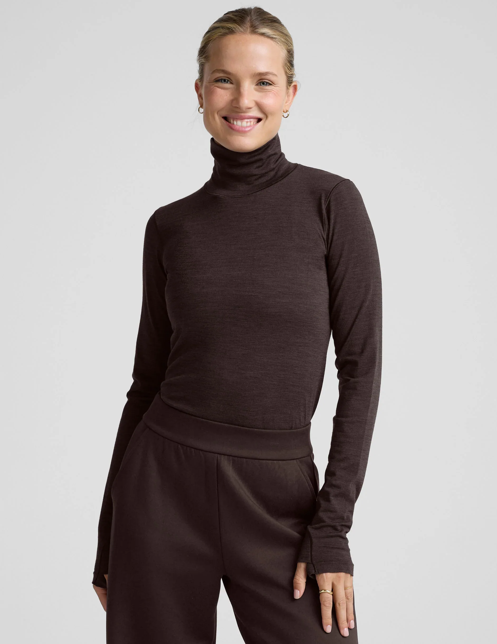 LuxeKnit Merino Wool Turtleneck