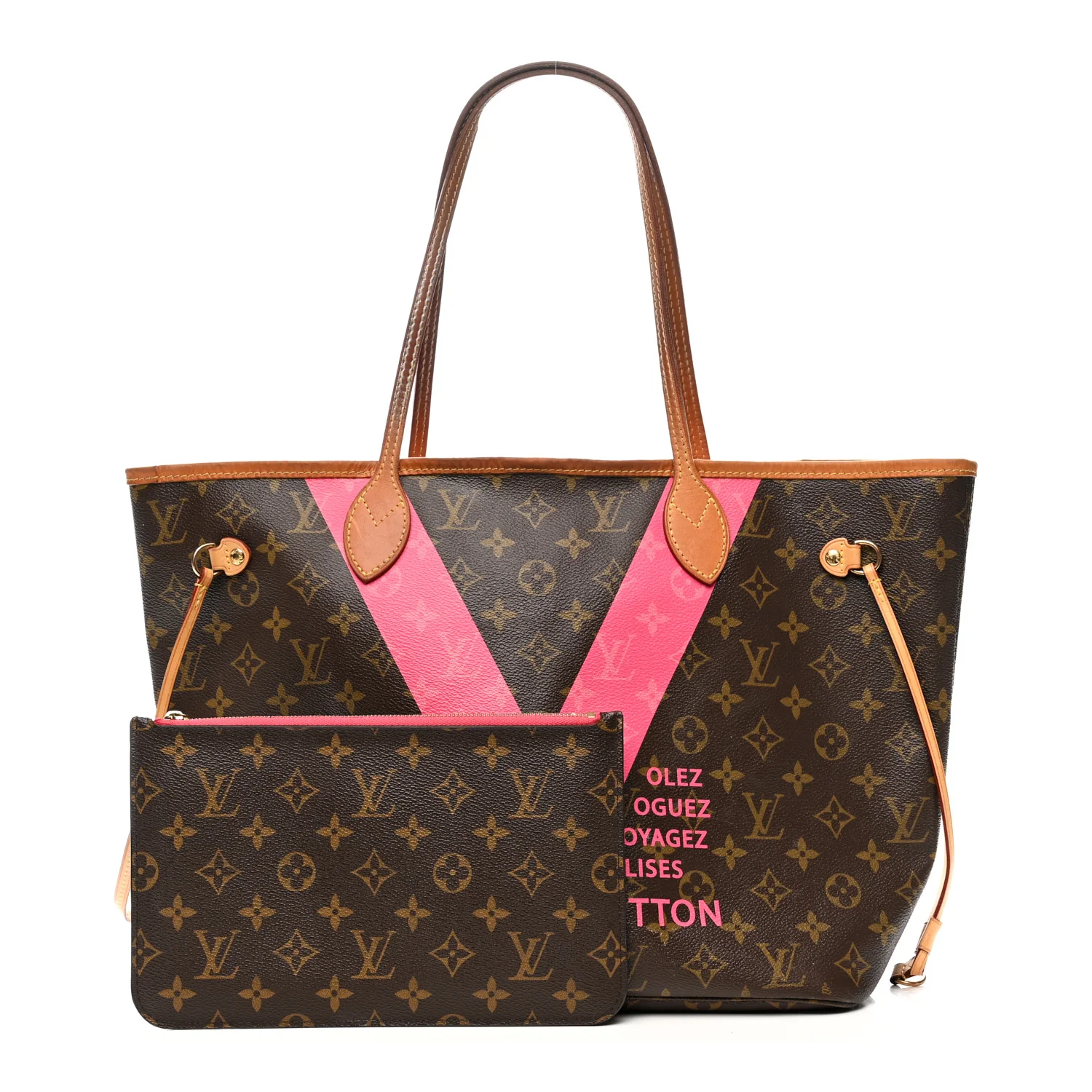 Monogram V Neverfull MM Grenade