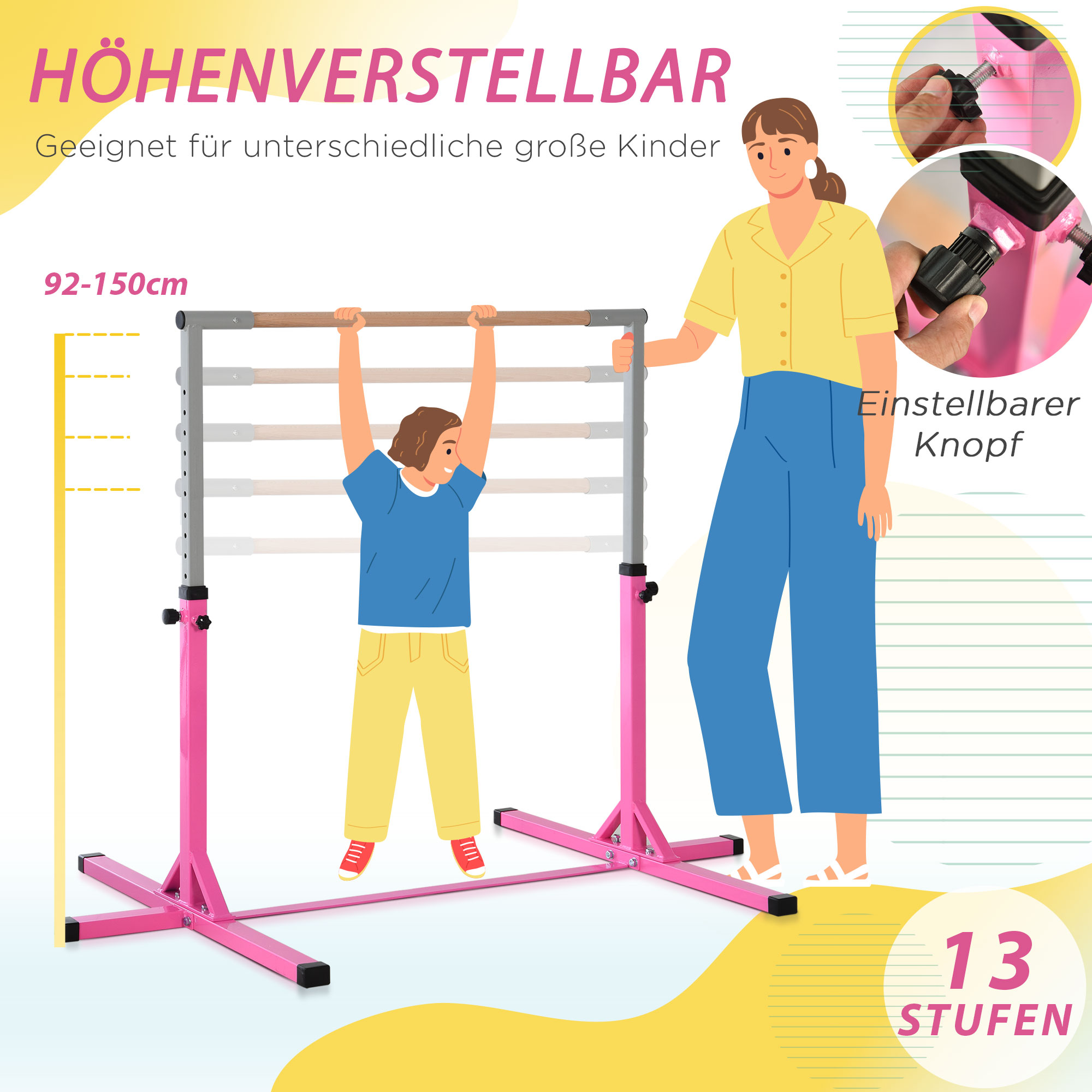 HOMCOM gymnastiekstang gymnastiek