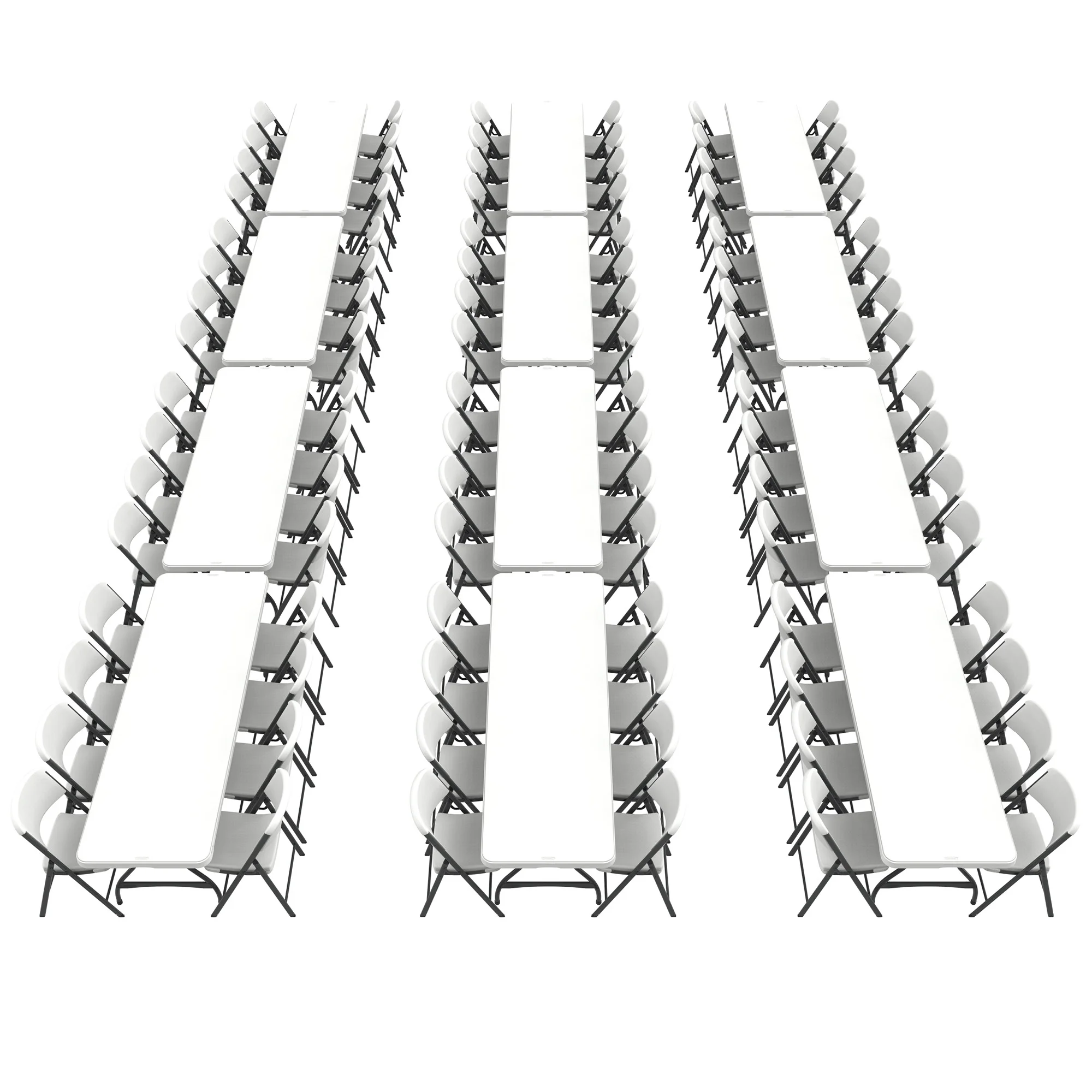 Lifetime Folding Table and Chair Set - Pack of 108