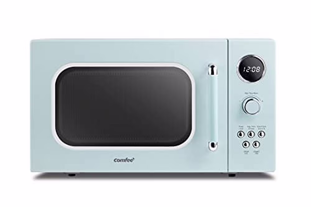 Retro 0.9 cu.ft. Microwave Oven in Green(Green)
