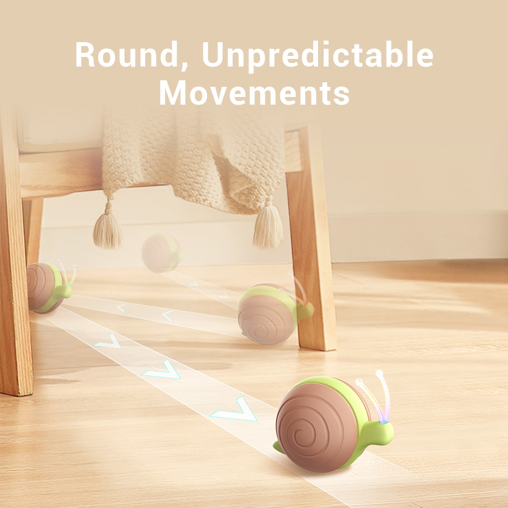 Smart Electronic PVC Toy Novelty Interactive Swift Unpredictable Moving Cat Toy Sustainable Interactive