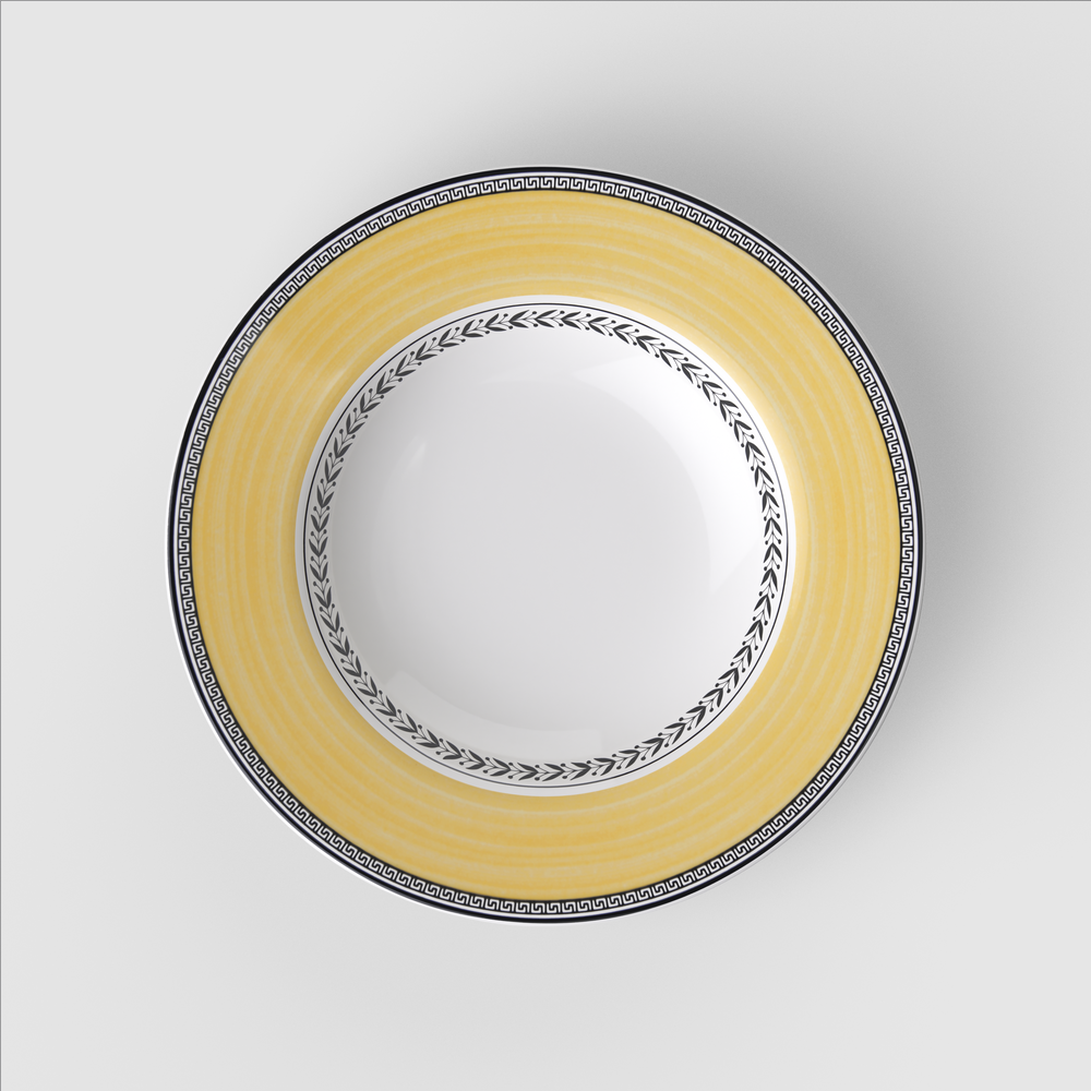 Audun Soup bowl - Multi-colored, 9.6'', Premium Porcelain