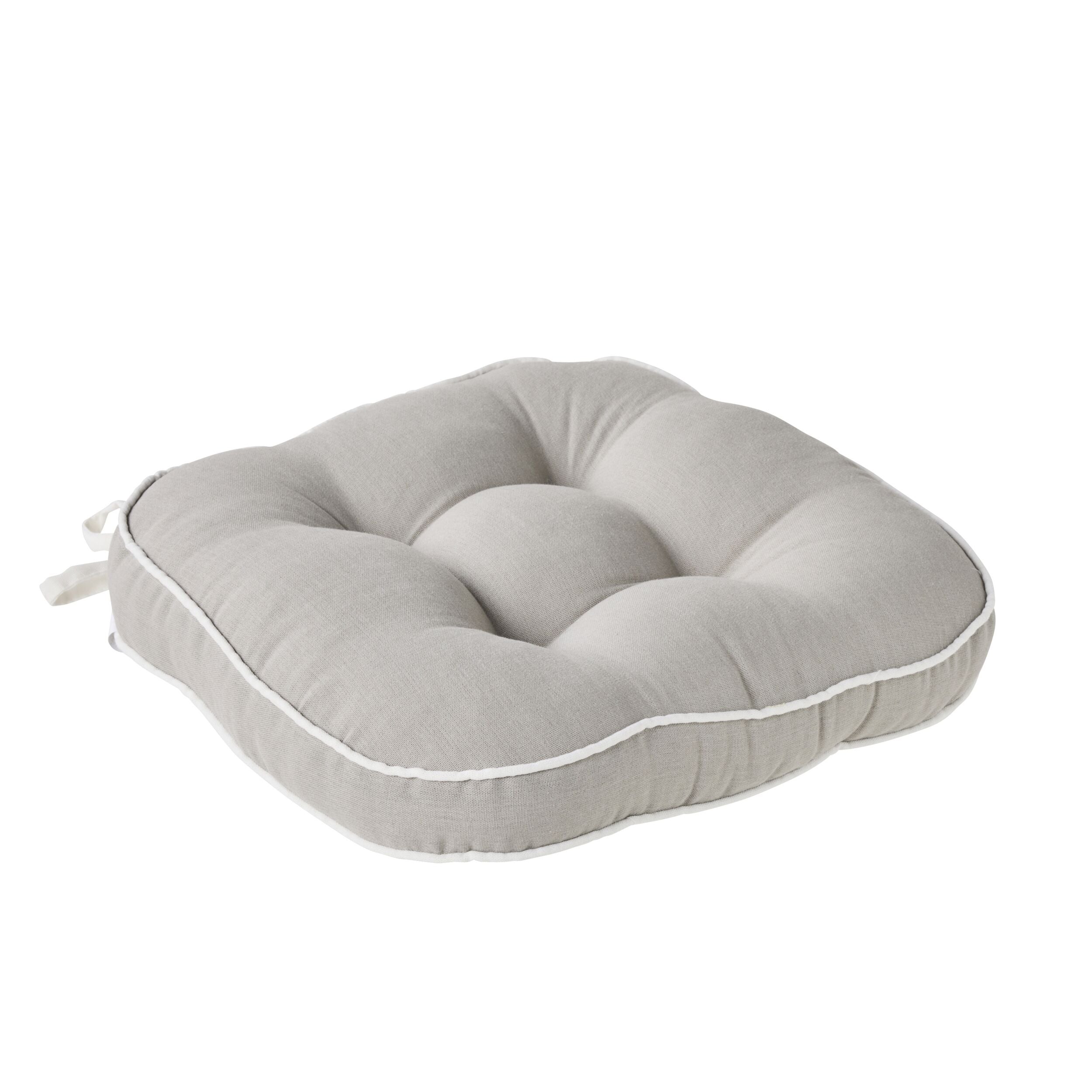 Marais Grey Seat Cushion 41x44x5cm