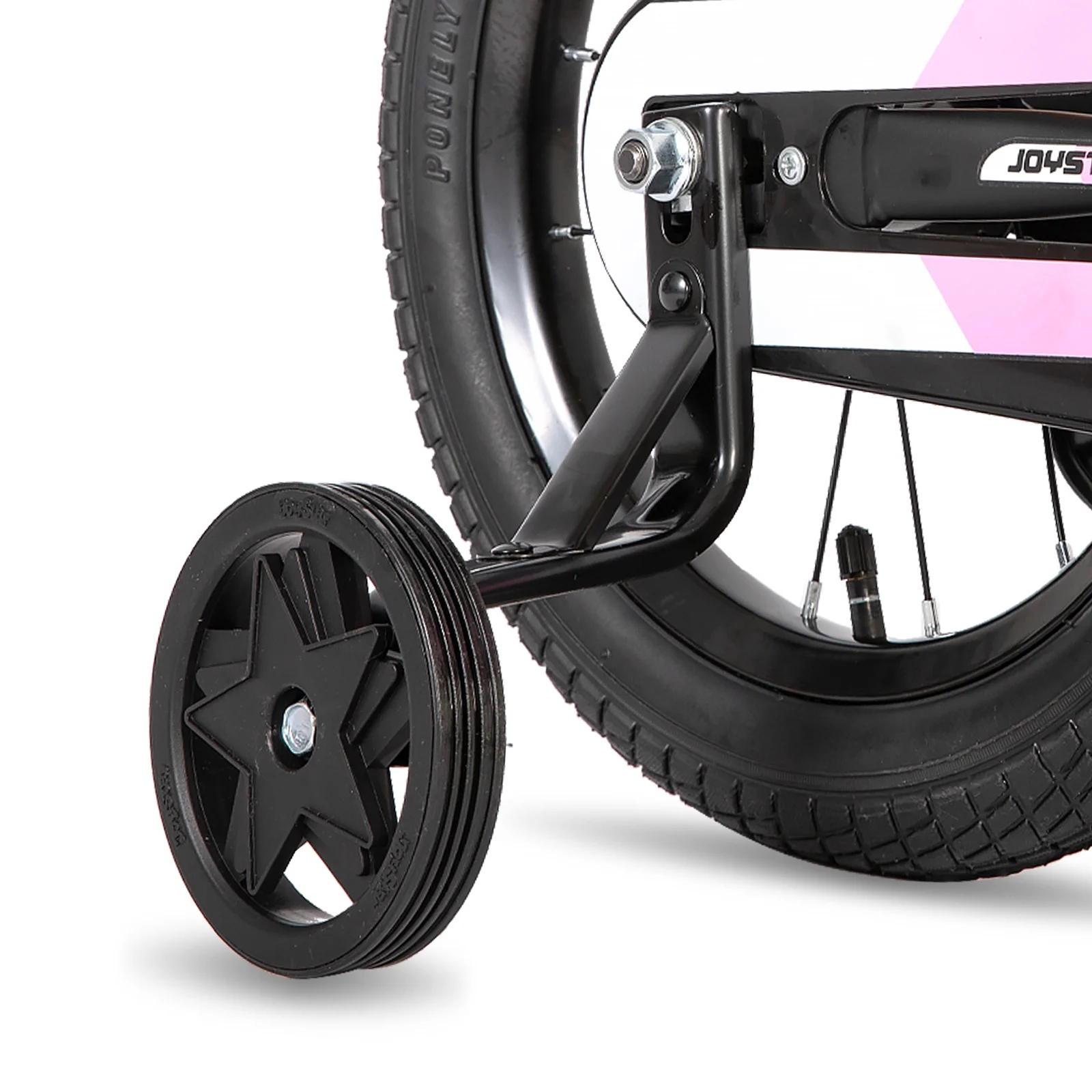 JOYSTAR New Berry Kids Bike, Ages 3 - 10, 12 - 20 in with Training Wheels, Pink