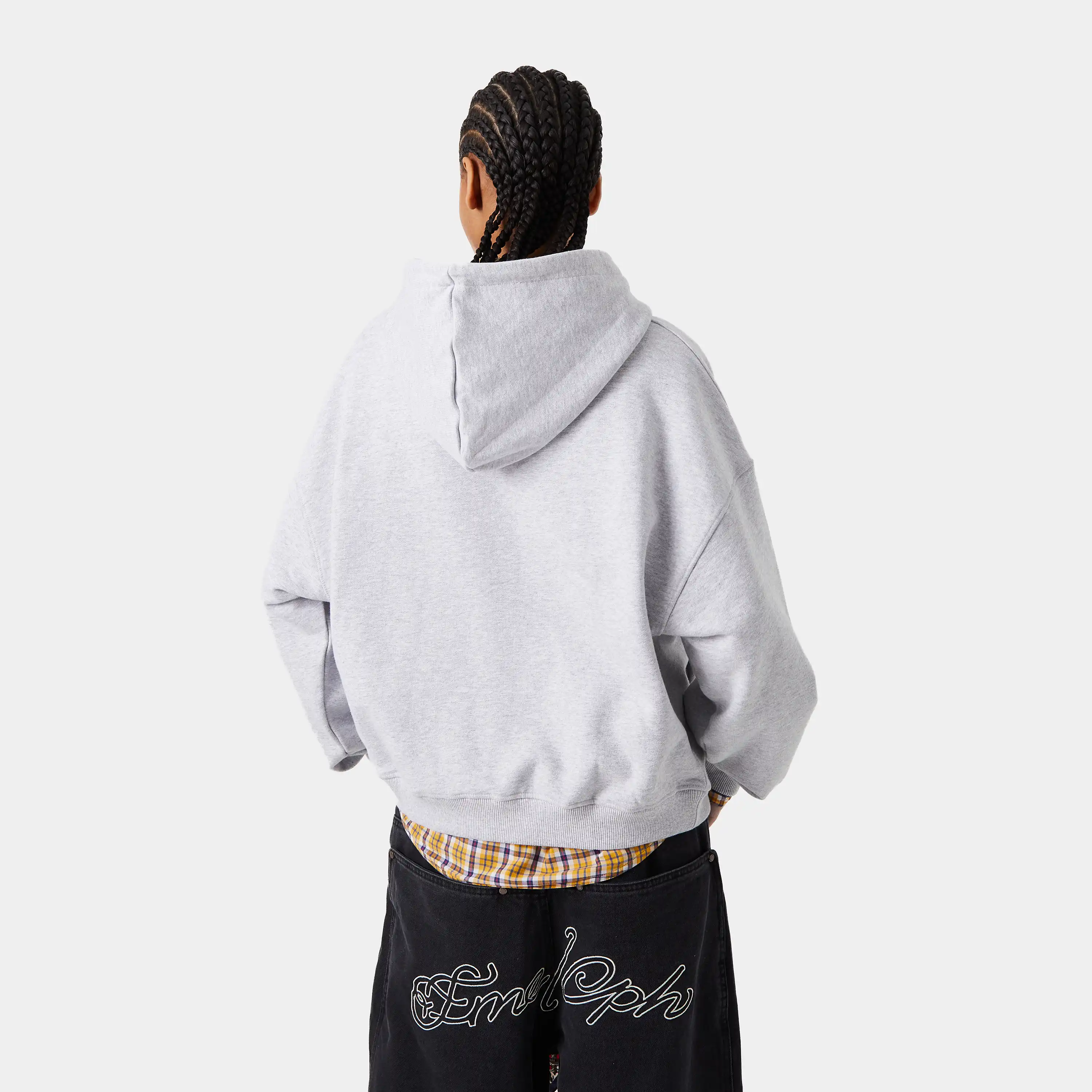 Flag CPH Heather Grey Oversized Hoodie