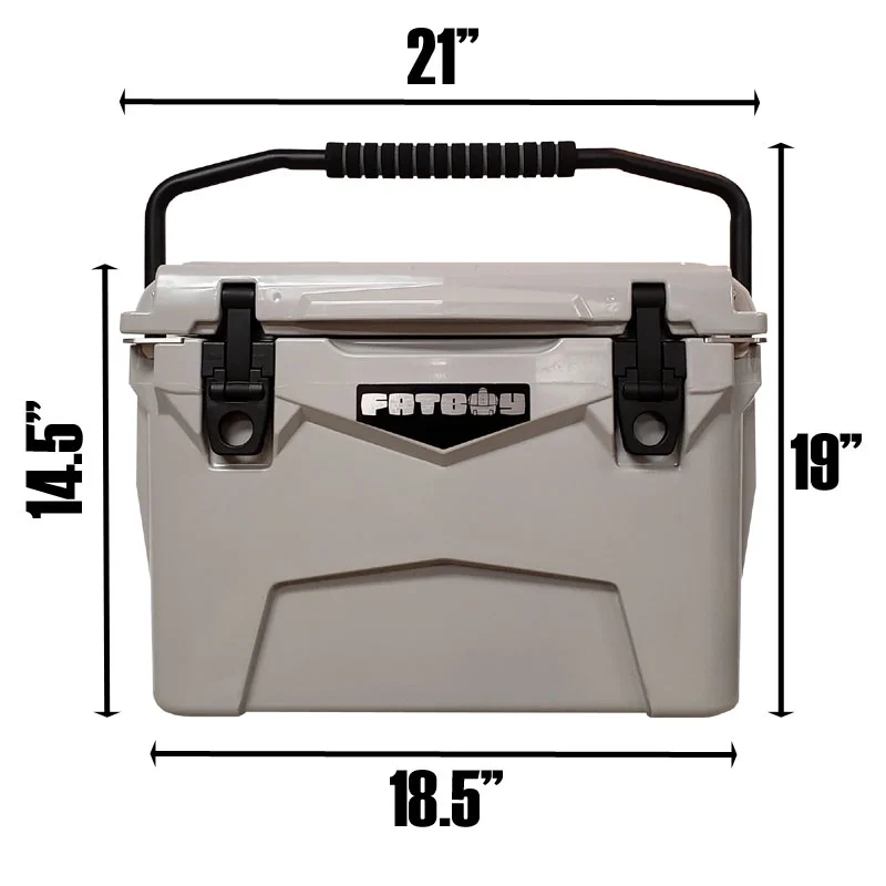 20 Quart Roto Molded Hard Sided Cooler Coral - Image 4
