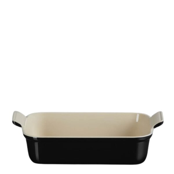 Heritage rektangulær ildfast form 26x19 cm black