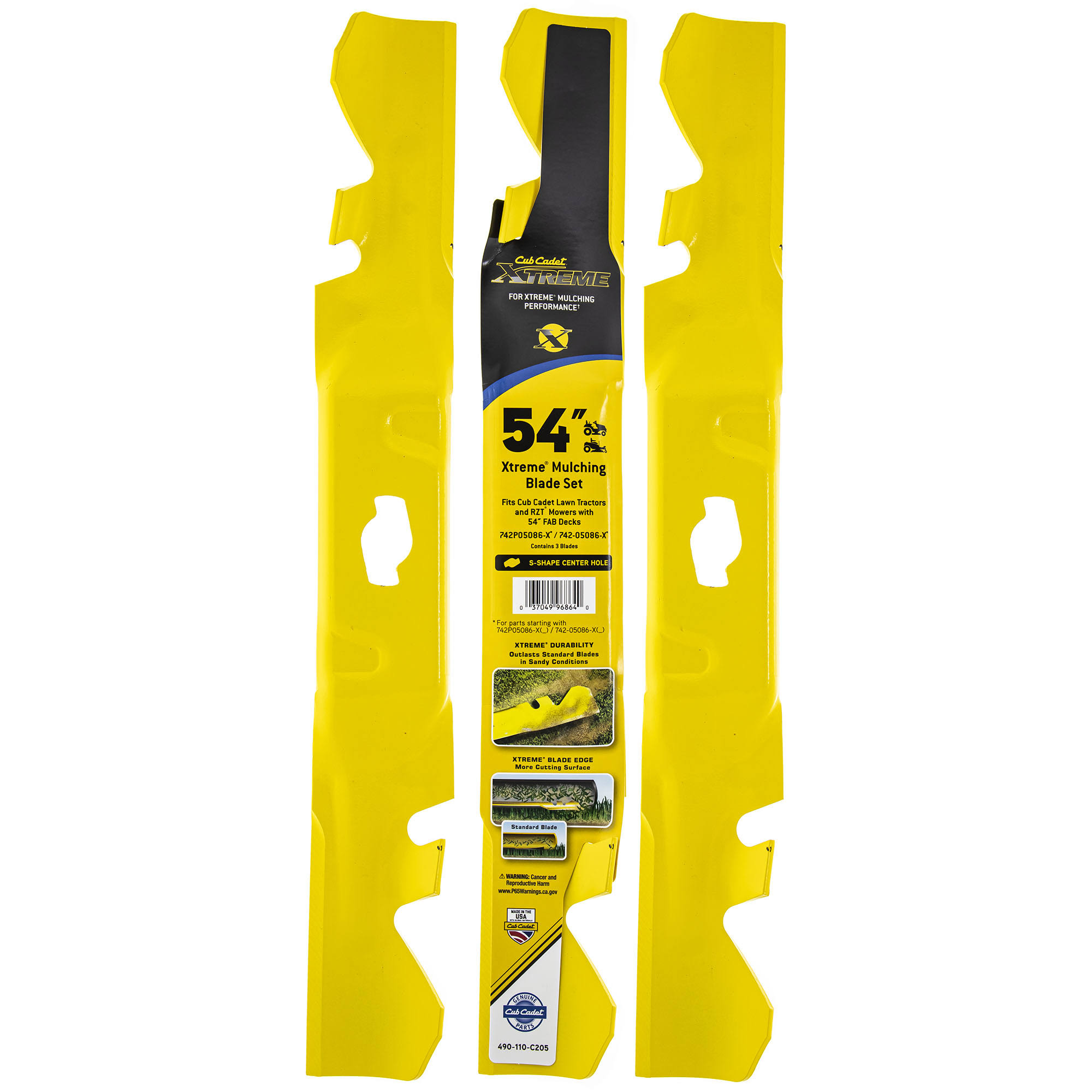 Cub Cadet 490-110-C205 Xtreme Blade Set 54