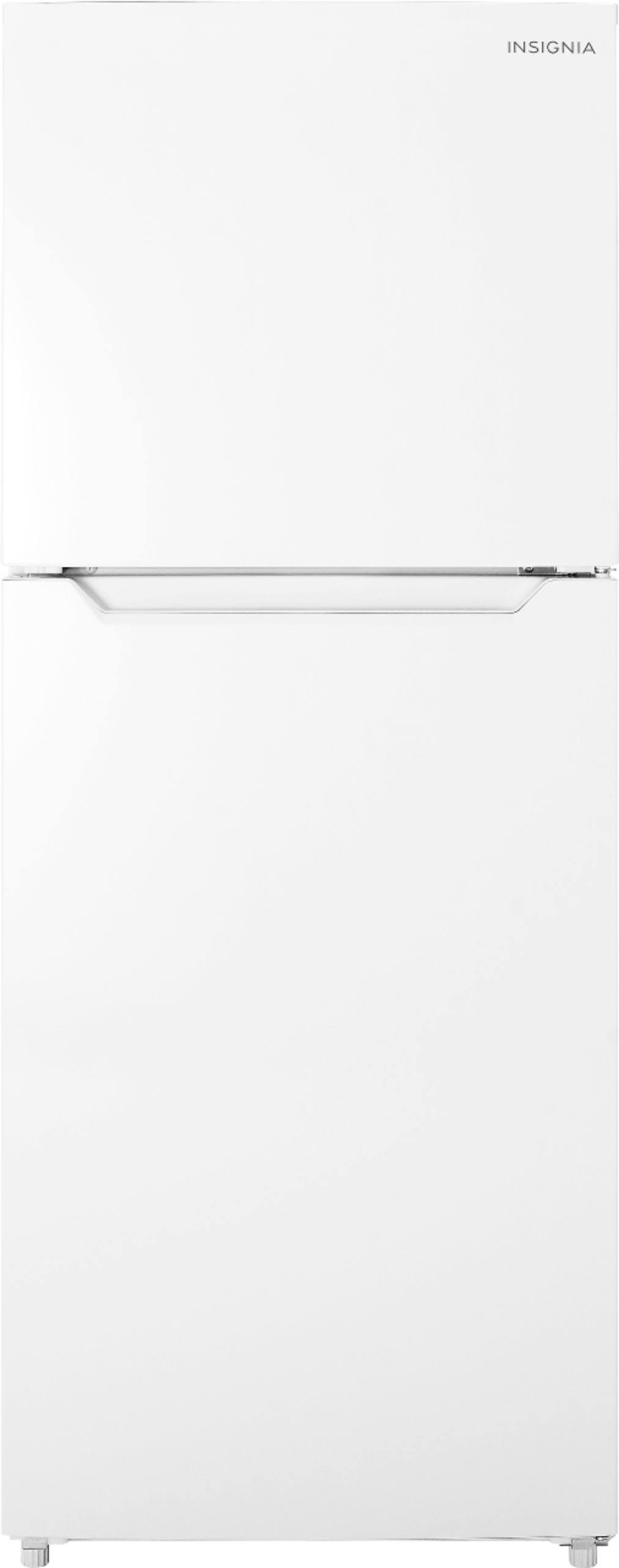 Insignia 10 Cu. ft. Top-Freezer Refrigerator with Reversibl