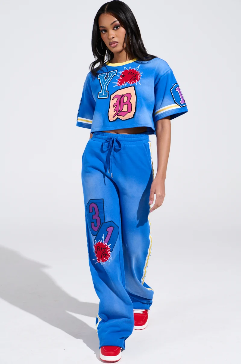 THREE ONE TWO WIDE LEG JOGGER - Akira Store