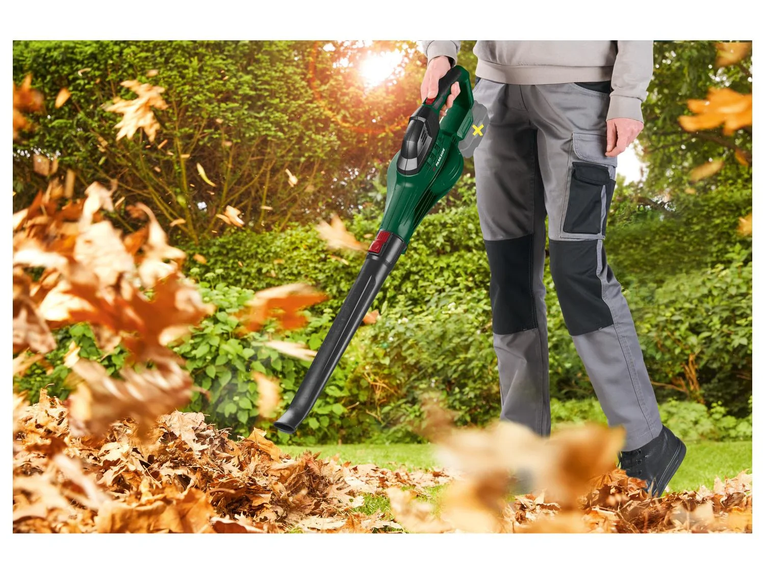 PARKSIDE Souffleur de feuilles sans fil PLBA 20-Li C4, 210 km/h, 20 V