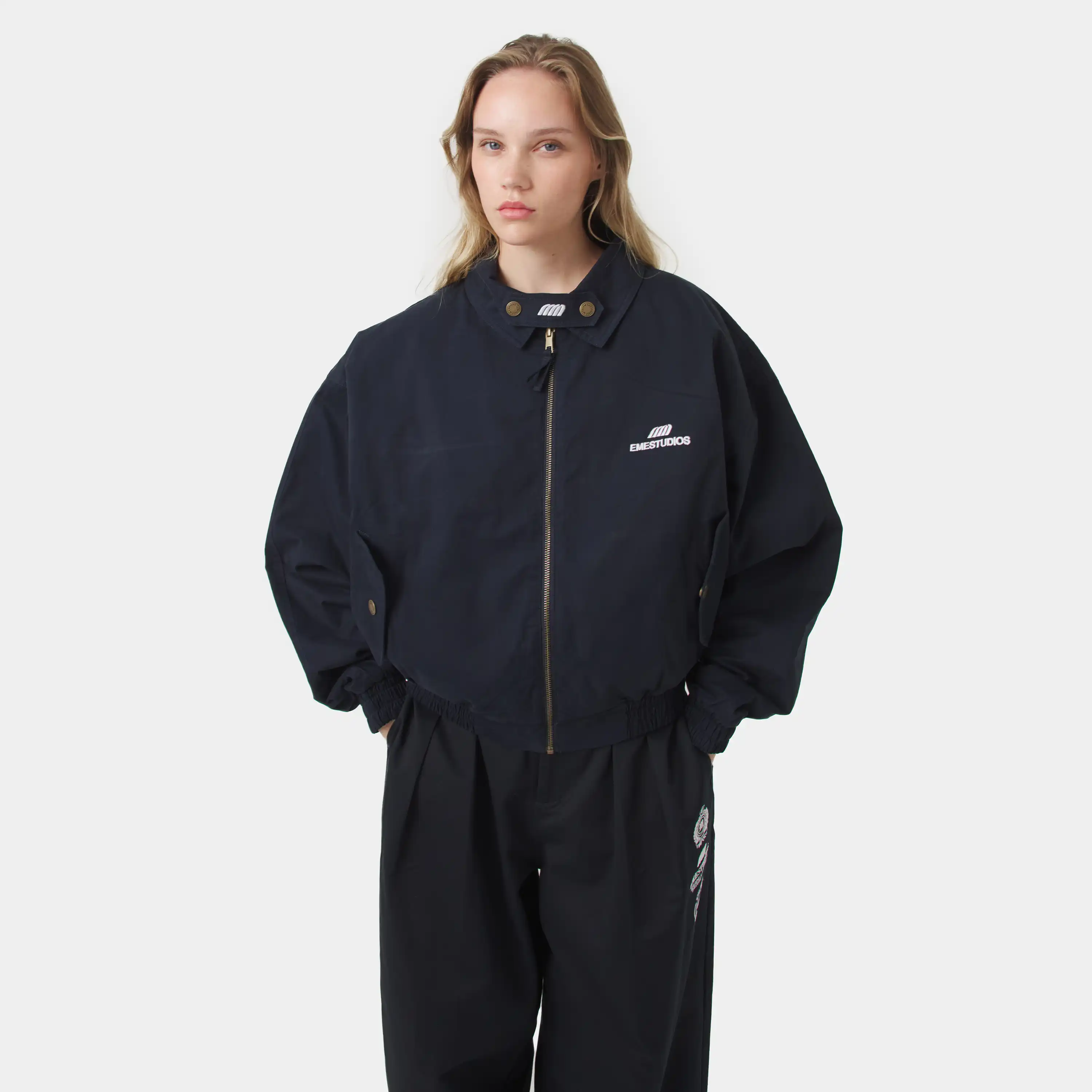 Chulo G Navy Reverse Coat