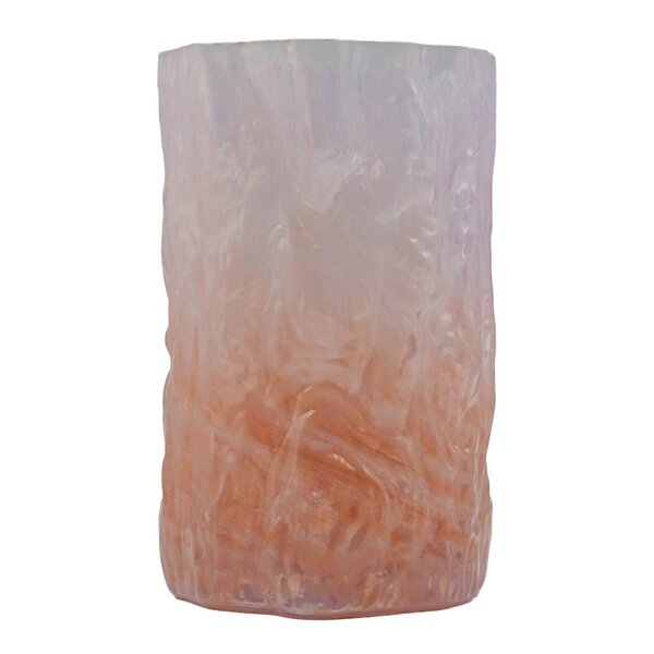 Bark vase 19 cm rosa