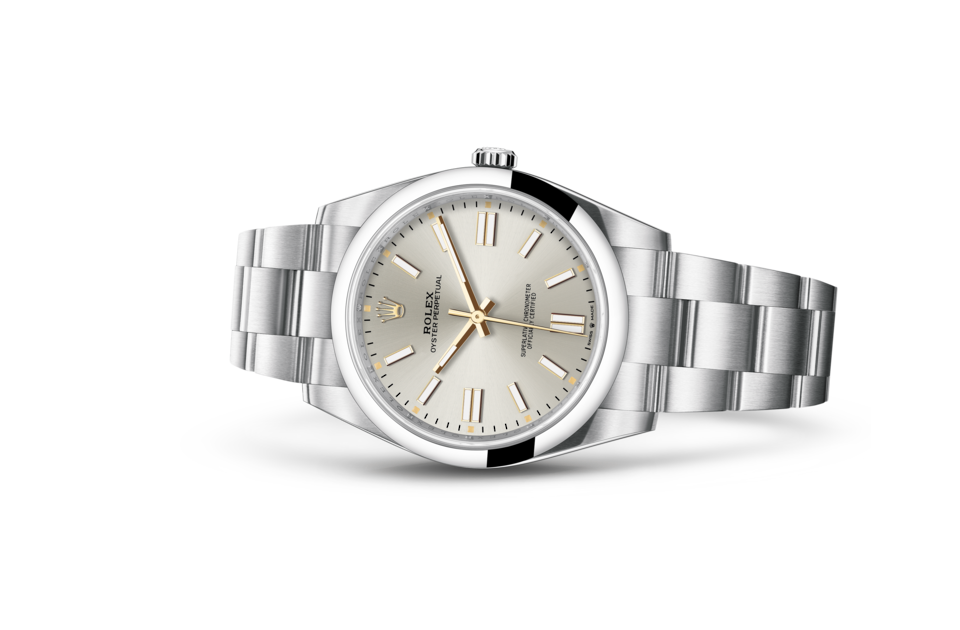 [Super Clone]R124300 Oyster-Perpetual Silver - New