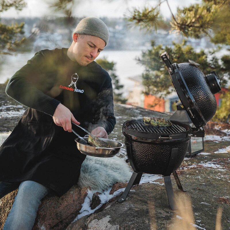 Mini 14 kullgrill svart