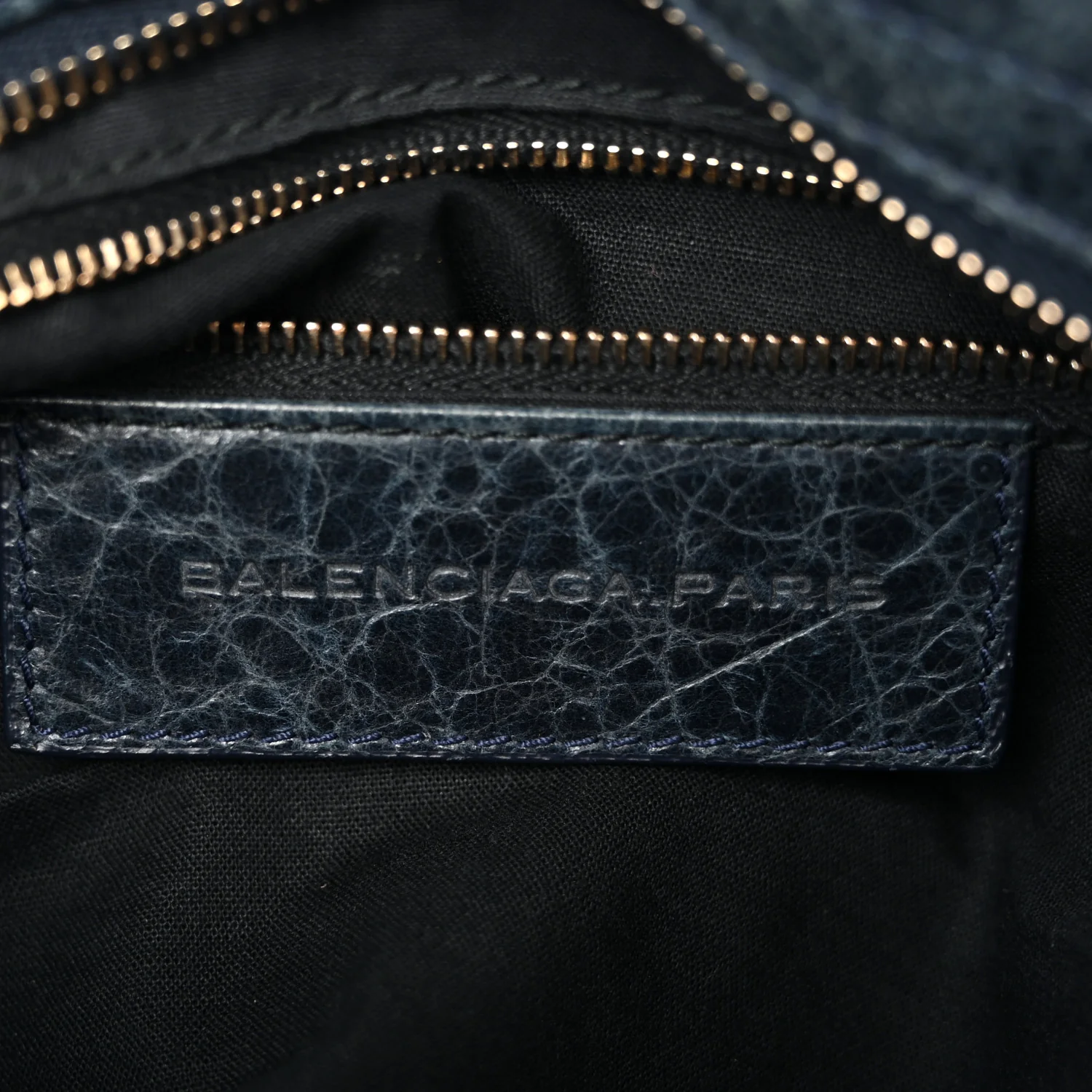 Agneau Giant 12 Rose Gold Hardware City Dark Night