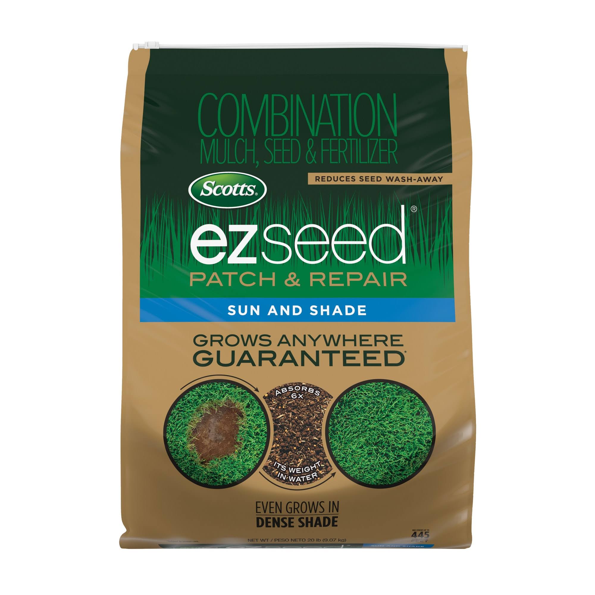 Scotts EZ Seed Sun & Shade Patch & Repair, 20 lbs.