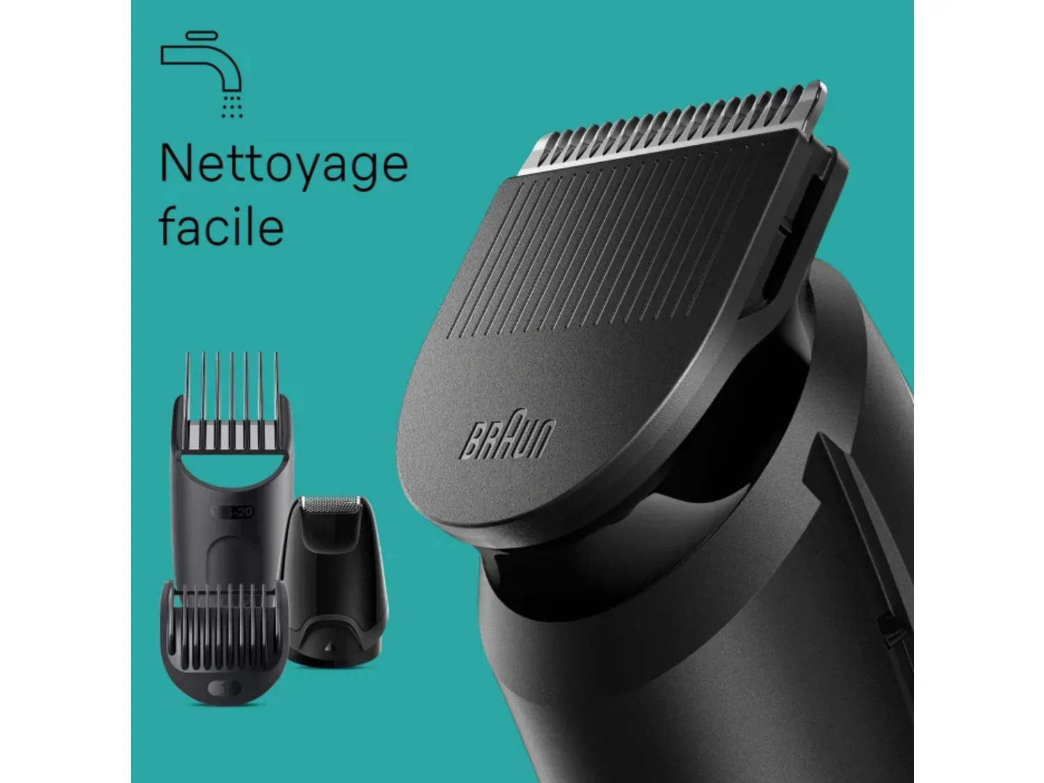 BRAUN Tondeuse tout-en-un MGK3411