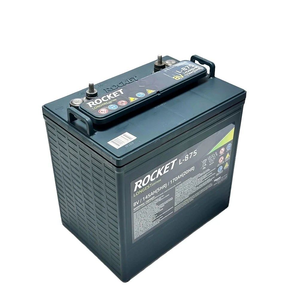L-875 170Ah 8V Golf Cart Battery Replaces Trojan T-875 (Set of 8) - Image 6
