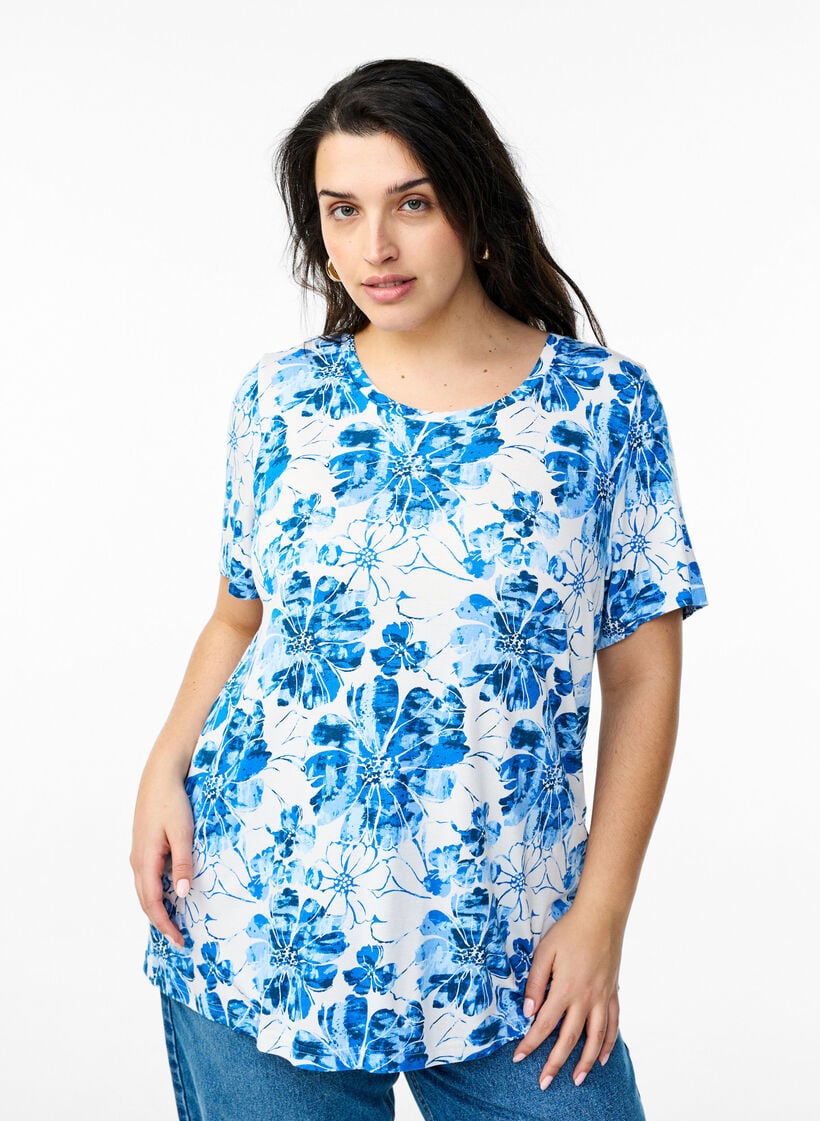 Zizzi T-shirt with floral print