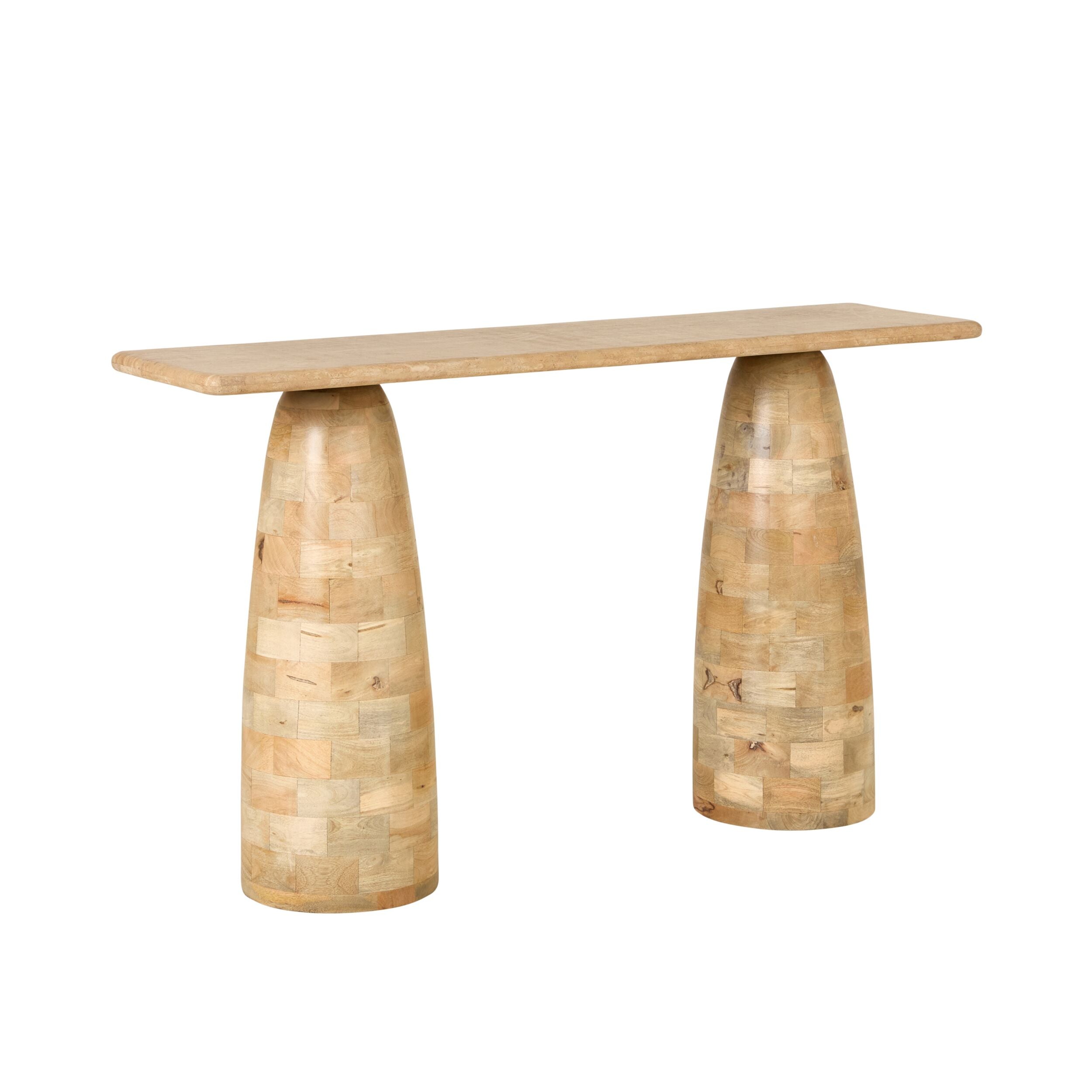 Naxos Travertine Console 140cm